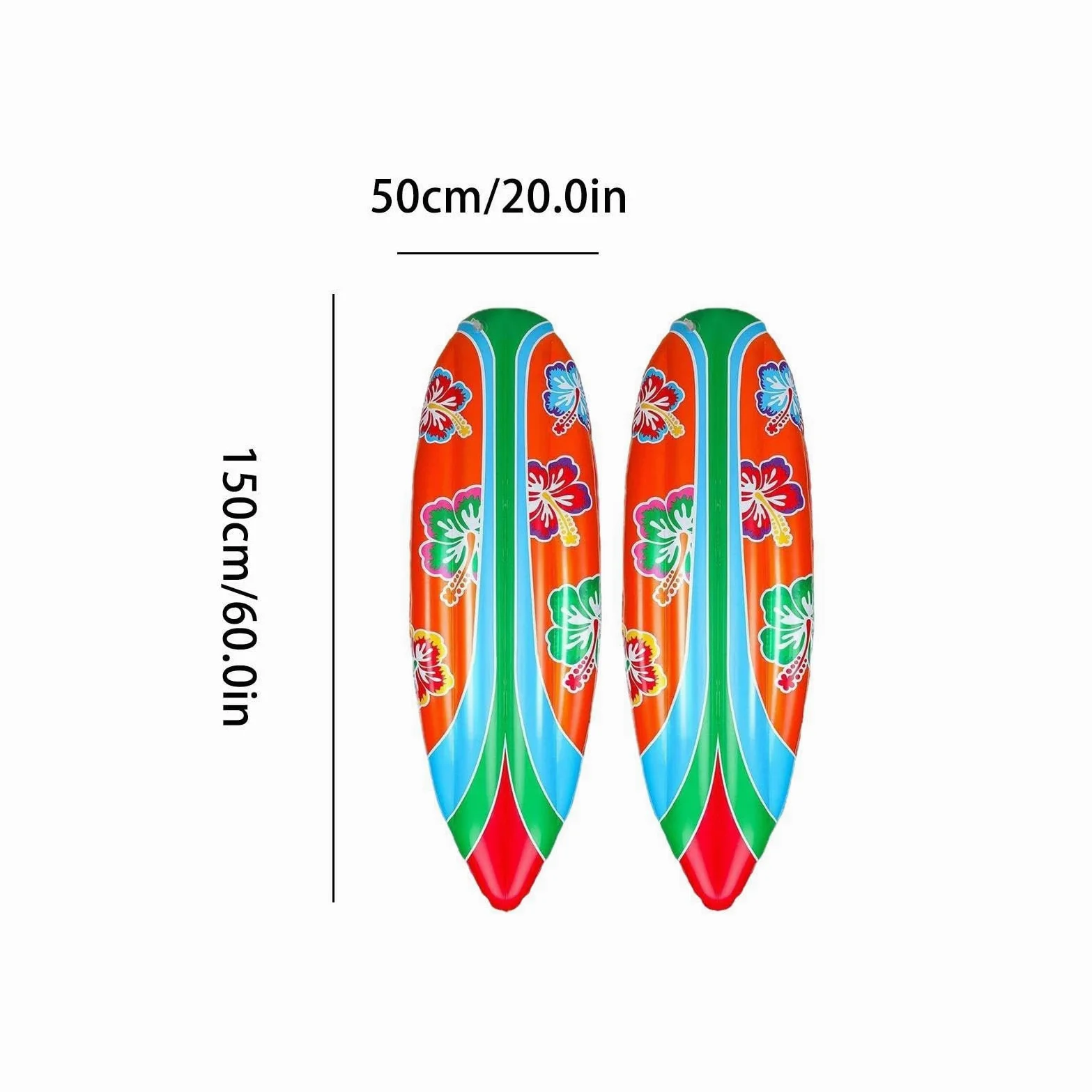 Tabla de Surf Hinchable Juguete De Piscina Con 2 Piezas | Tabla Surf Para Niños Para , Decoración, Piscina, Playa, Agua, Patio, Exterior Y Verano