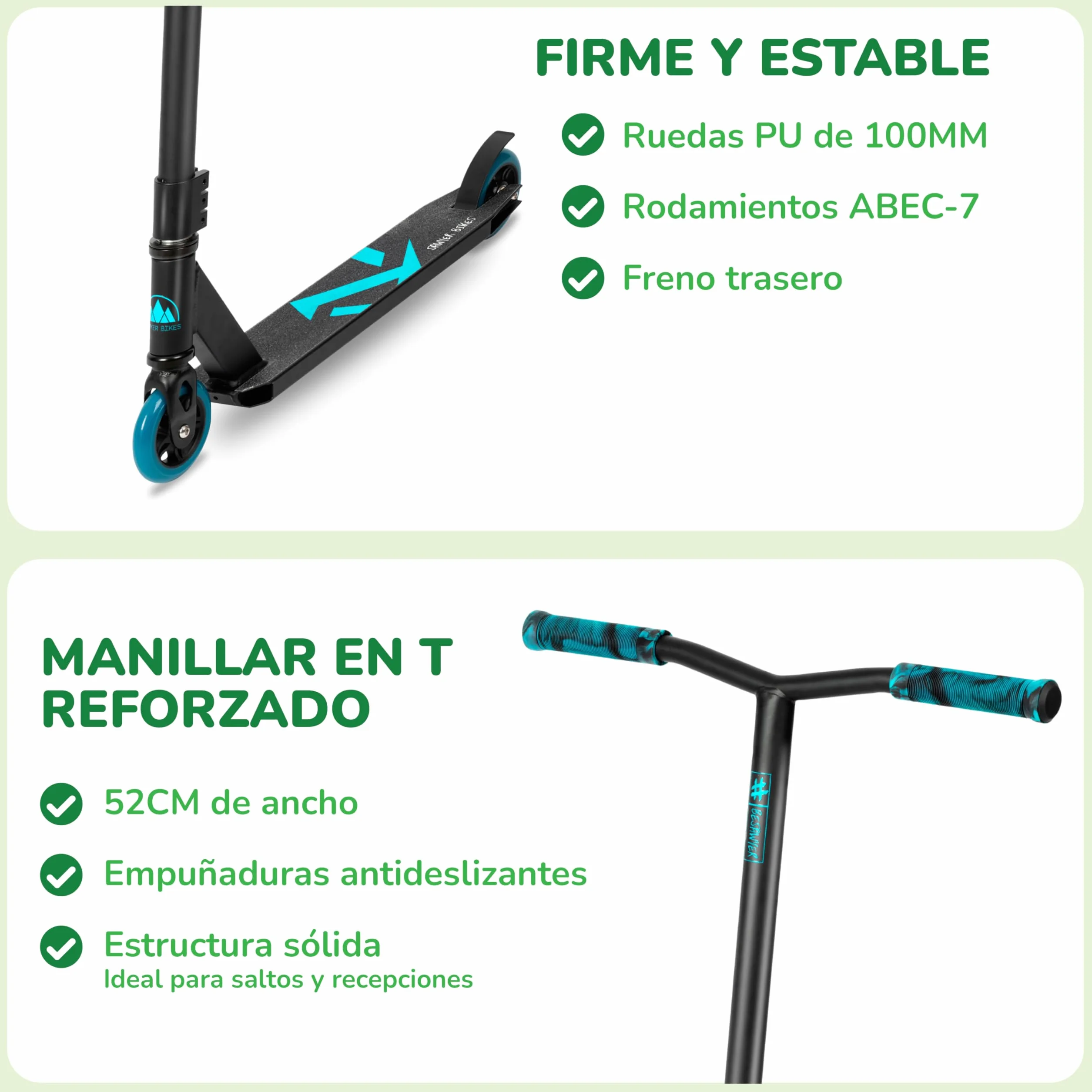 Sawyer Bikes - Patinete Freestyle - Niños 7 a 10 Años