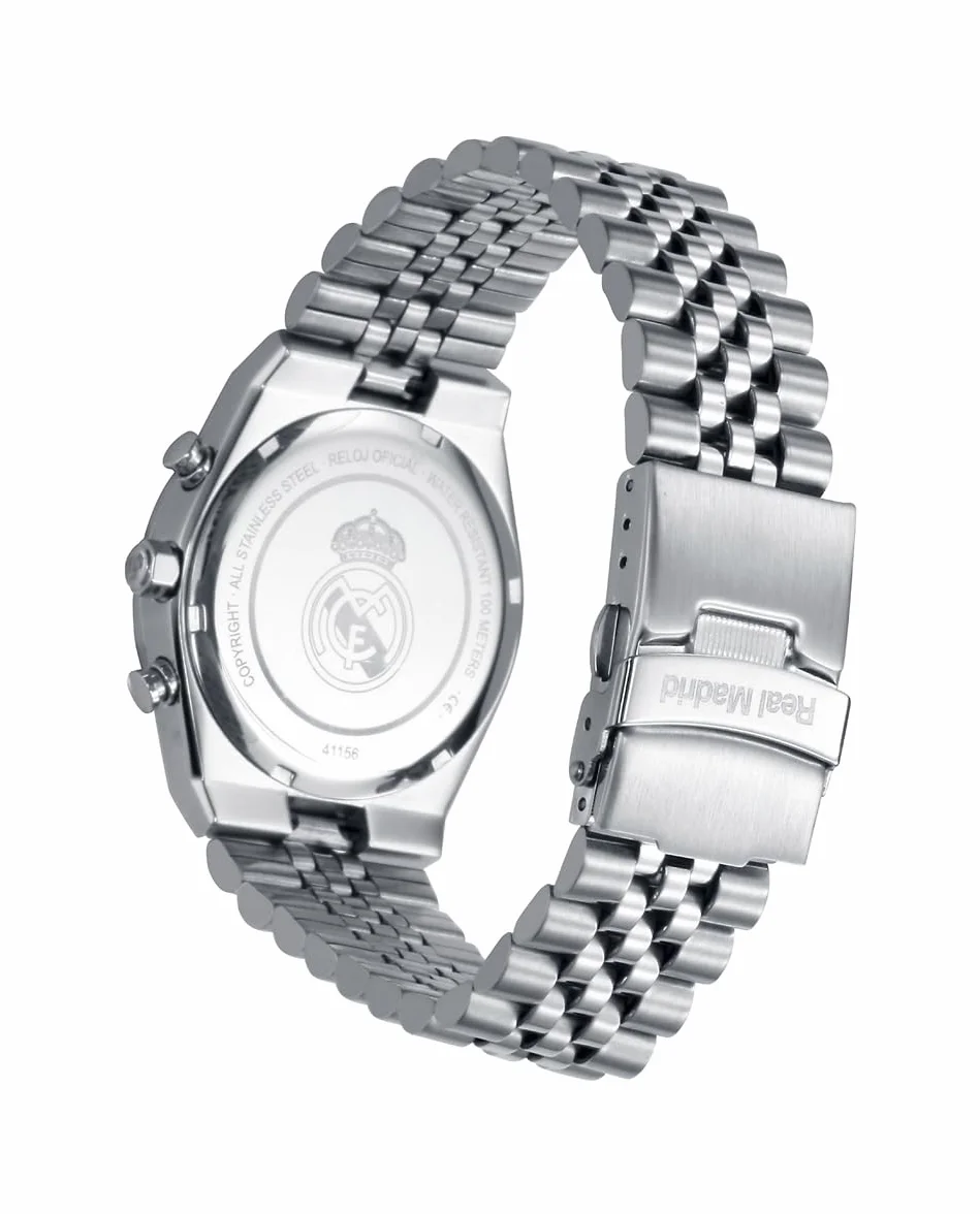 Viceroy Reloj Oficial Real Madrid para Mujer - Licencia Oficial - 37 mm - Esfera Azul - Resistente al Agua 10 ATM - Talla Cadete - Movimiento de Cuarzo – 41156-35