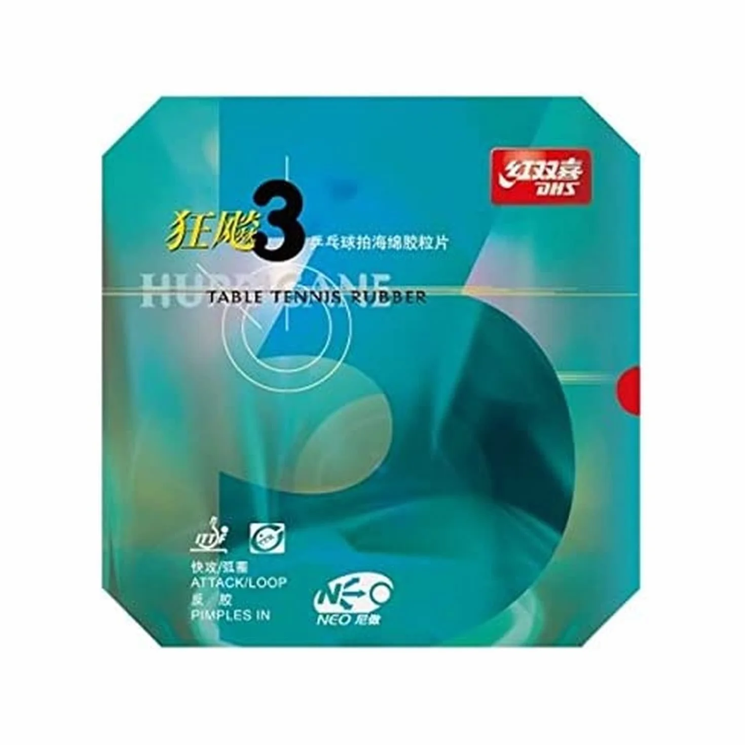 DHS Hurricane Neo 3 Table Tennis Rubber