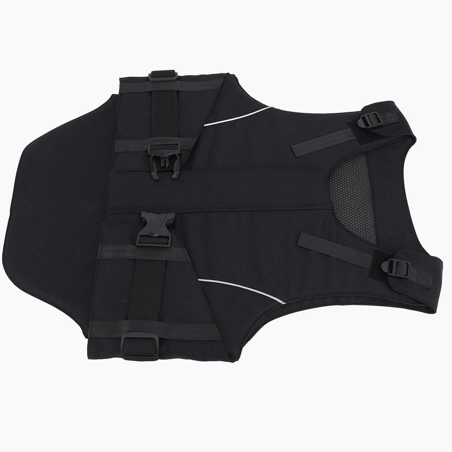 Chaleco Ecuestre Seguridad EVA Espuma amortiguadora Acolchado Chaleco Protector para Montar a Caballo para Hombres Mujeres Arenas de Carreras Montar al Aire Tela Resistente a la (S)