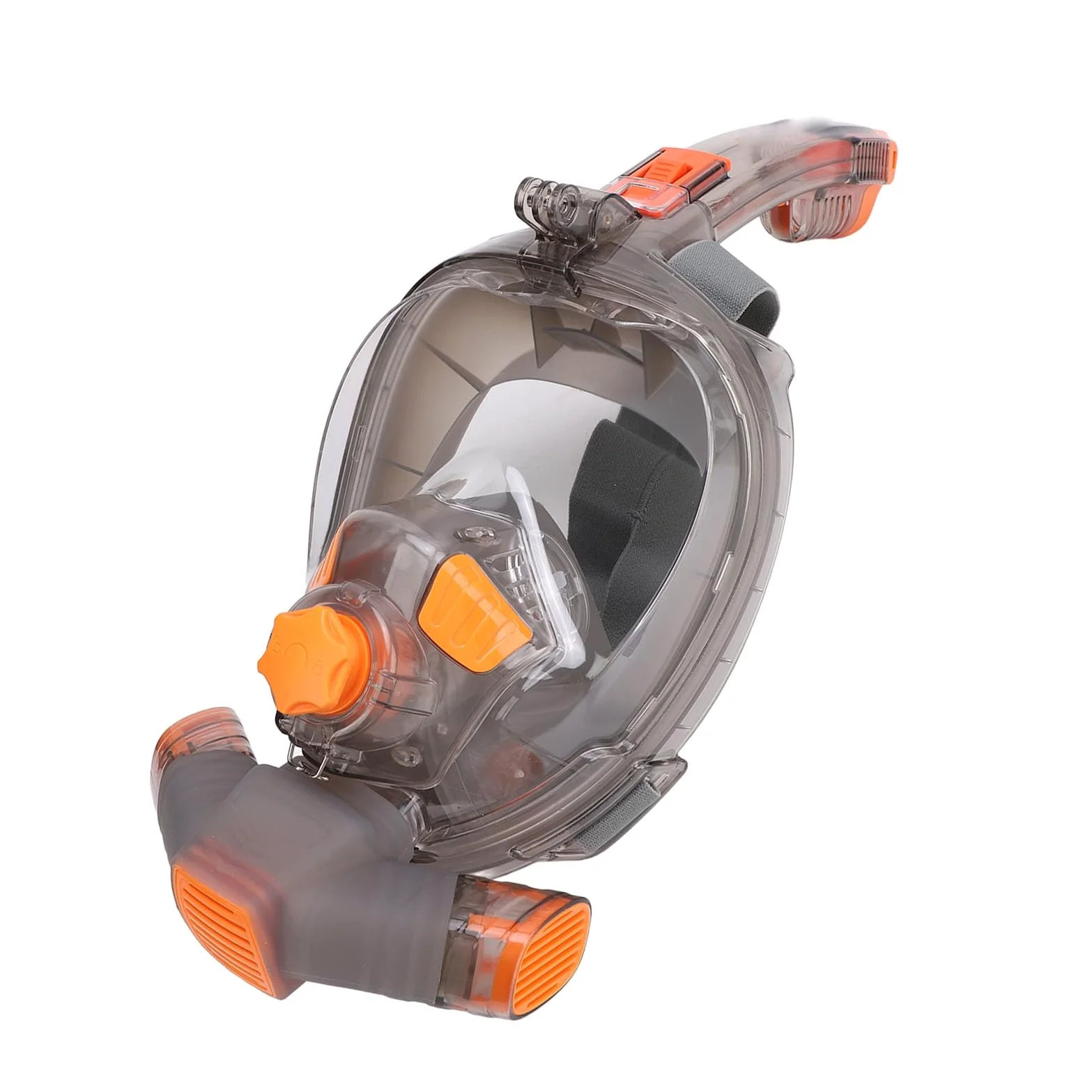 Gafas de Snorkel de Cara Completa Gafas de Snorkel con Vista panorámica de 180 Grados con tecnología de Niebla Tubo de respiración Plegable y Tornillo de Montaje de