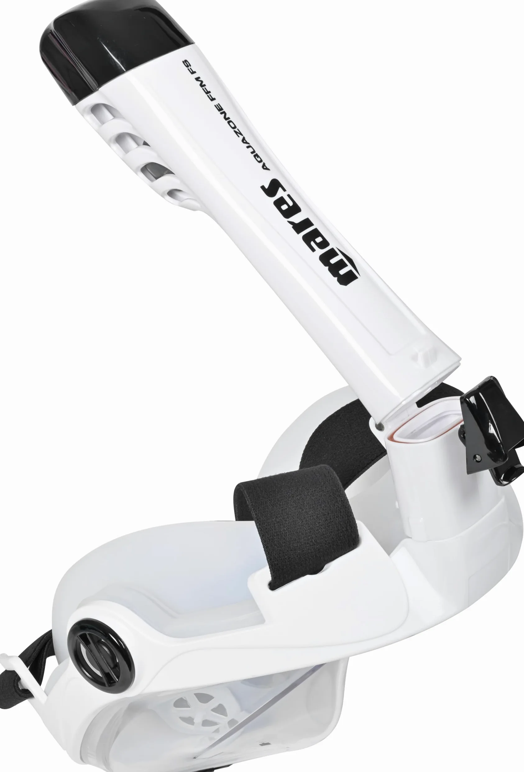 Mares Aquazone Full Face Mask - Máscara Integral de Snorkel para Adultos, Falda de Silicona, Tubo Plegable, 3 Tallas
