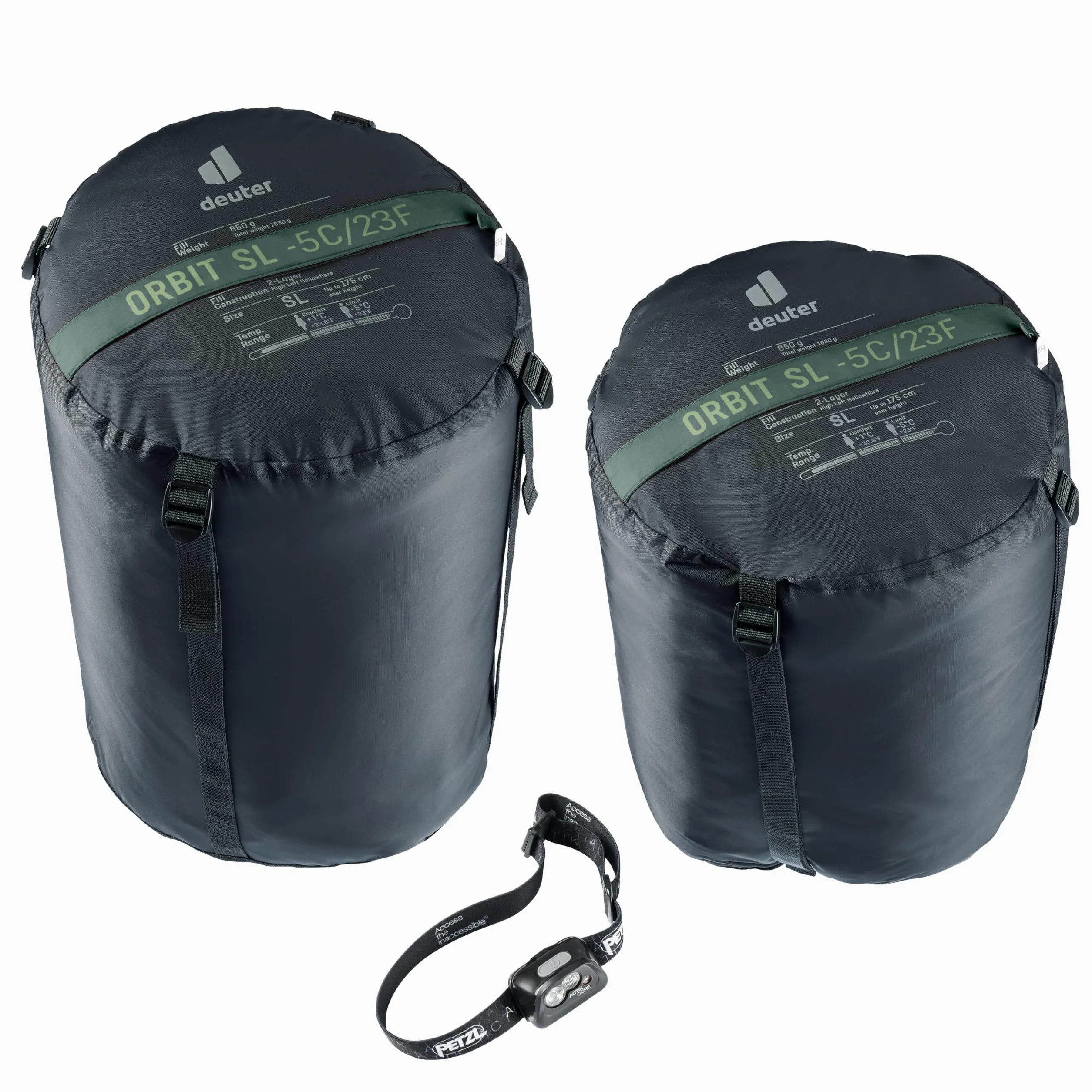 deuter Orbit SL -5C/23F Saco de Dormir de Fibra sintética para Mujer