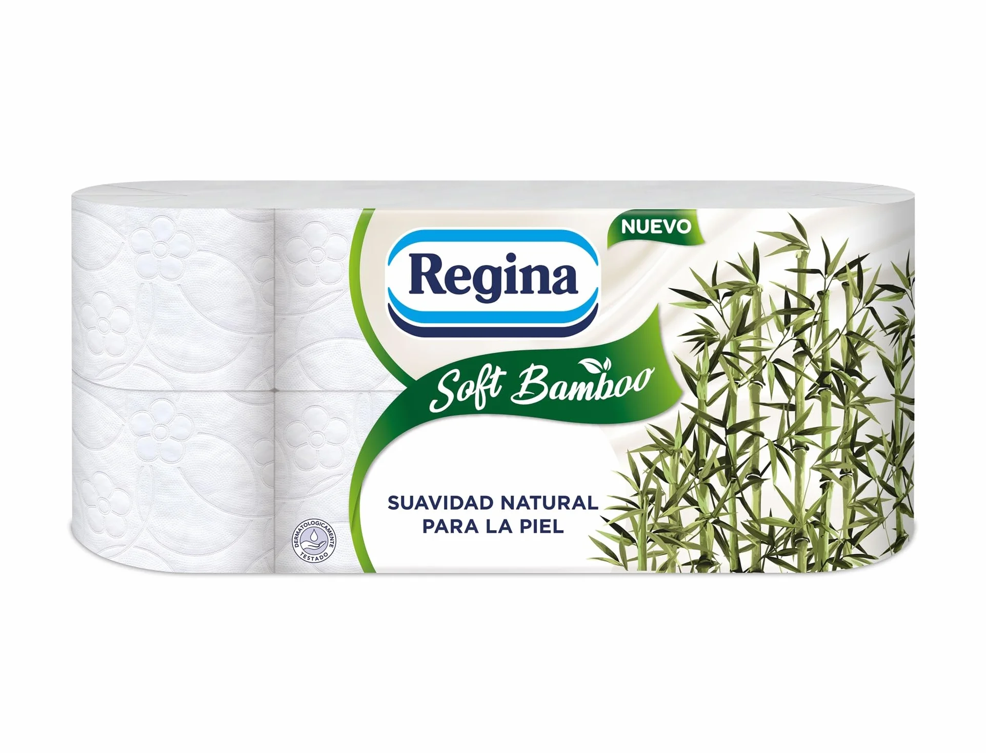Regina Soft Bamboo Papel Higiénico 3 Capas 160 Hojas Fibras de Bambú Certificación FSC
