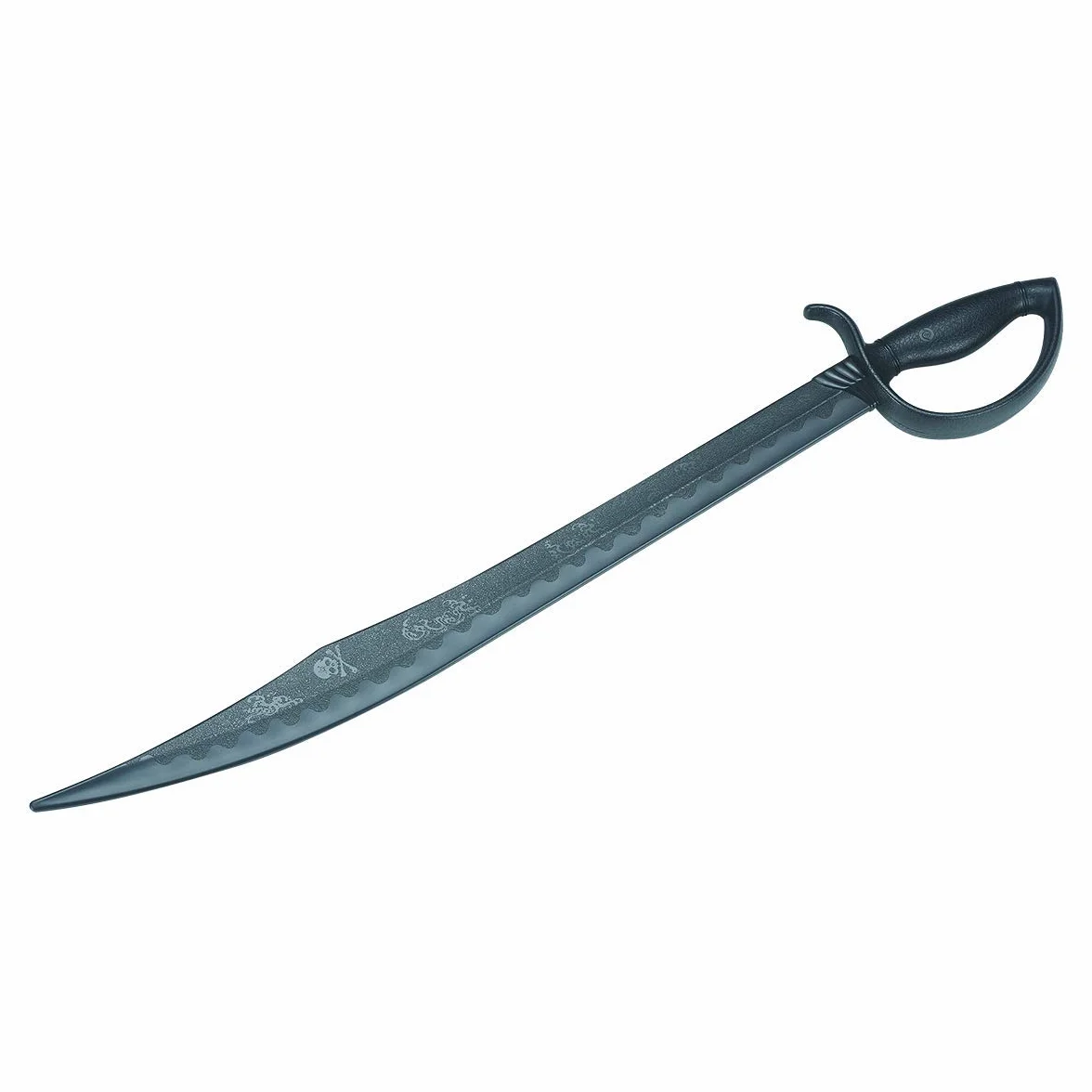 Espada Pirata Cutless Entrenamiento Polipropileno Plástico Negro Artes Marciales
