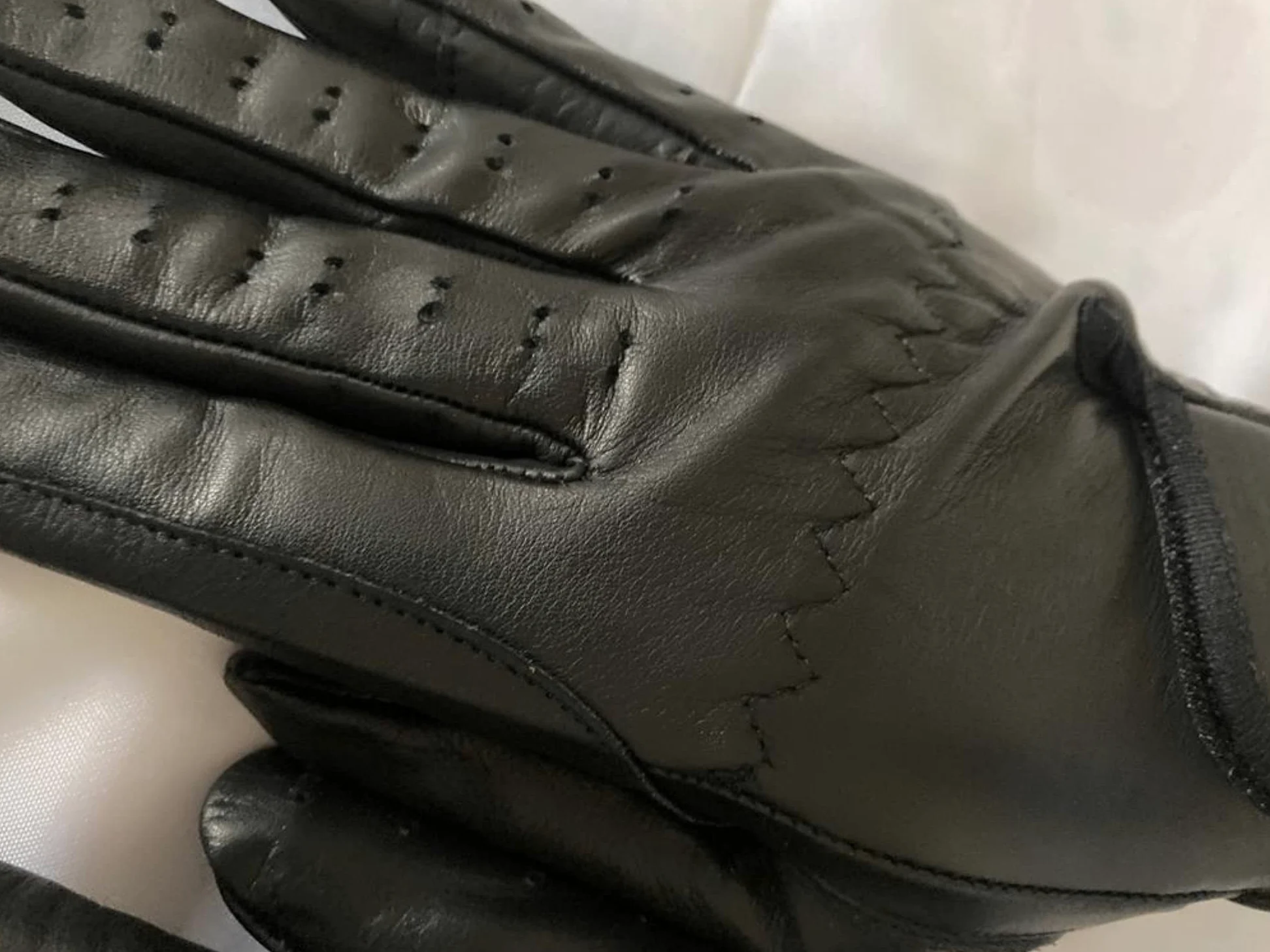 Guantes de equitación para mujer, 100% cuero real, marrón, beige, marrón y negro, para mujer ecuestre (mediano, negro)