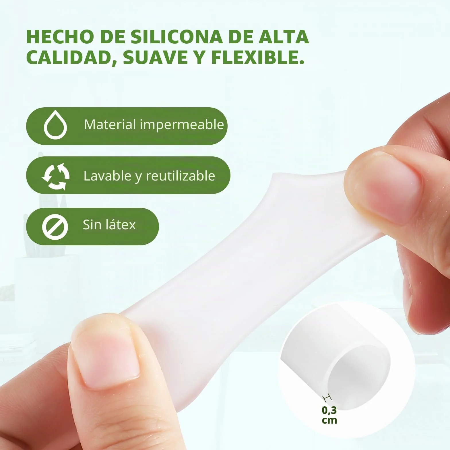 Bukihome Paquete 12 protectores gel aloe vera dedos callos ampollas uñas encarnadas alivio dolor