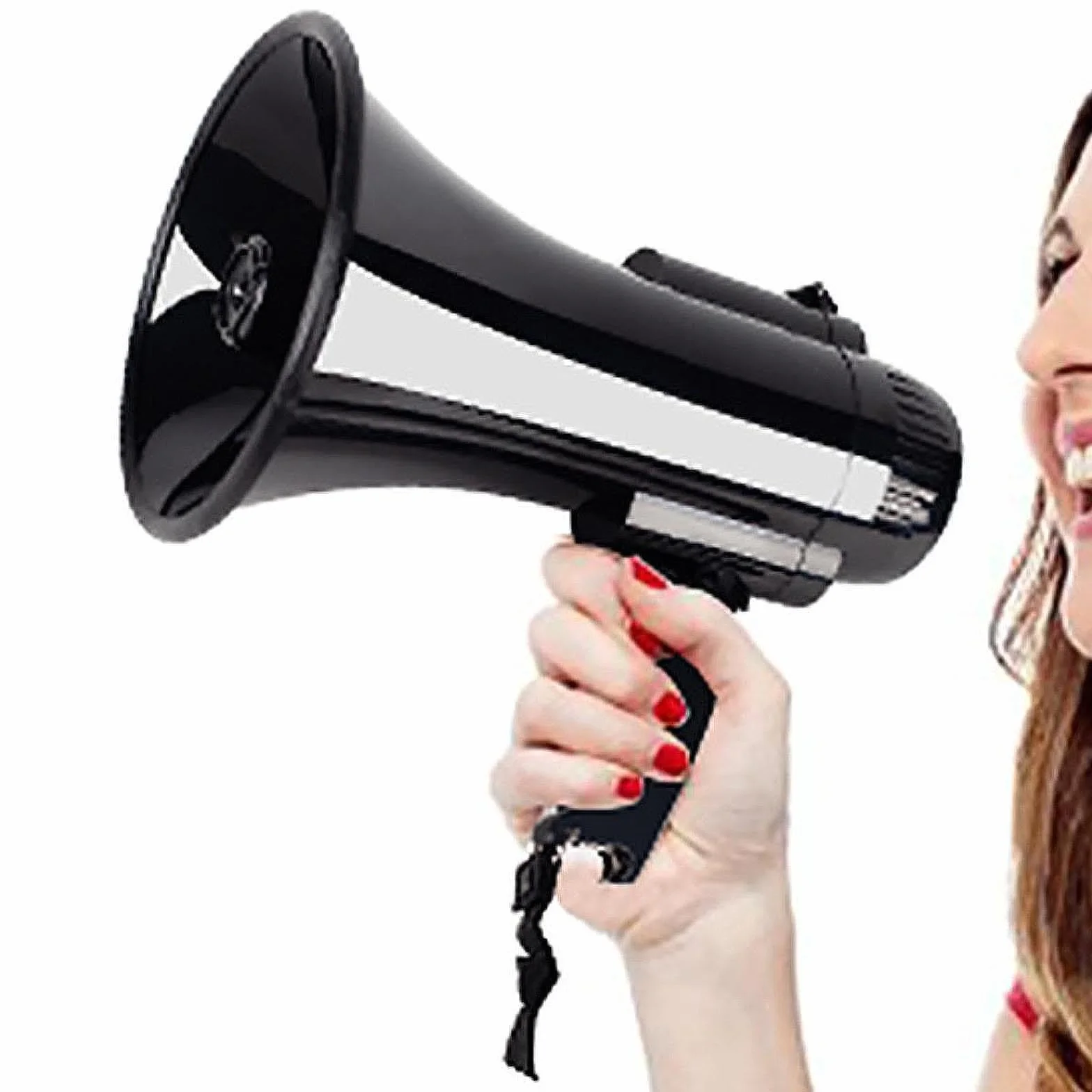 Baoblaze Megáfono Portátil Altavoz Bocina Multifuncional con Grabación de 240 Segundos Y Abridor de Botellas Adecuado para Emergencias Actividades Deportivas M