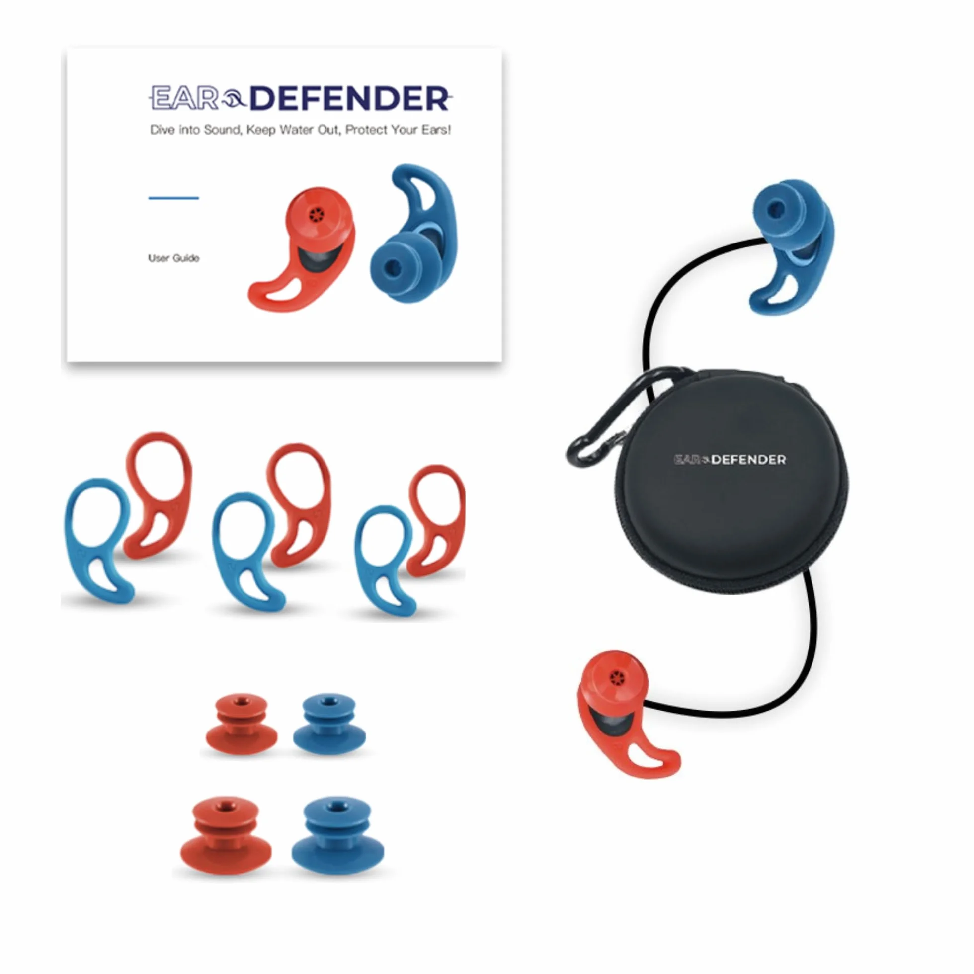 Tapones para Oídos de Natación y Surf - Para Hombres y Adultos - Protección para Piscina - Swimming Earplugs - Surf Ears Plugs
