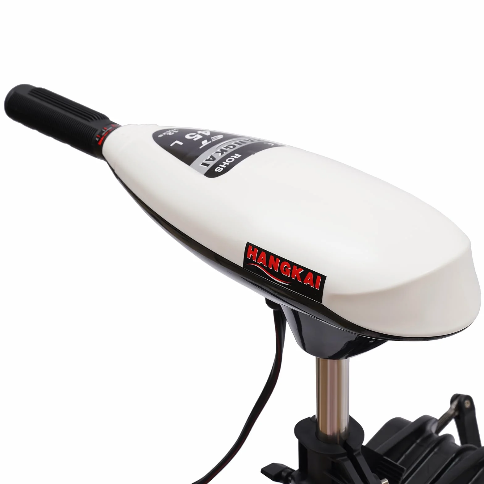 Motor Eléctrico Fueraborda 45 lbs de Empuj, 12V Motor Eléctrico Barco 400kg Capacidad de Carga para Canoa Bote Kayak Botes Inflables
