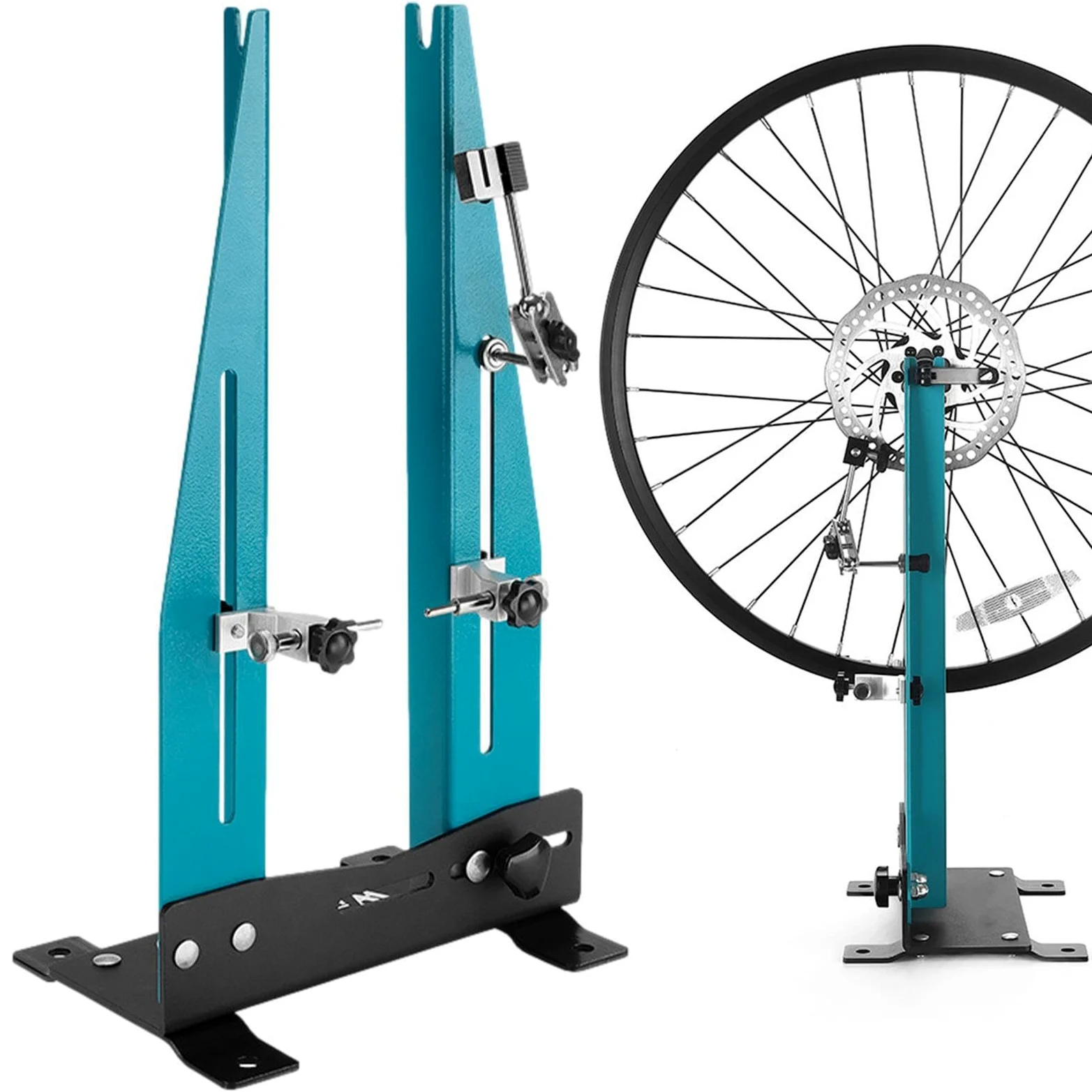 Soporte de llanta ajustable, herramienta de alineación de de bicicleta | soporte flexible para mantenimiento, grandes herramientas para maletero de llanta con llaves de radios libres y resistente