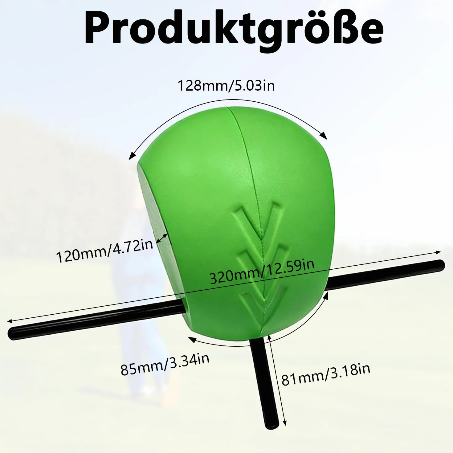 Balón de entrenamiento de swing de golf, ayuda de corrección para hombres y mujeres