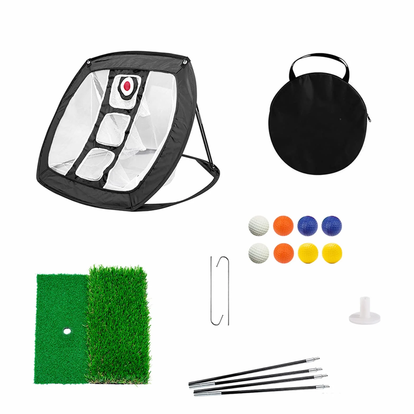 Yolispa - Kit de red de golf portátil para entrenamiento interior y exterior