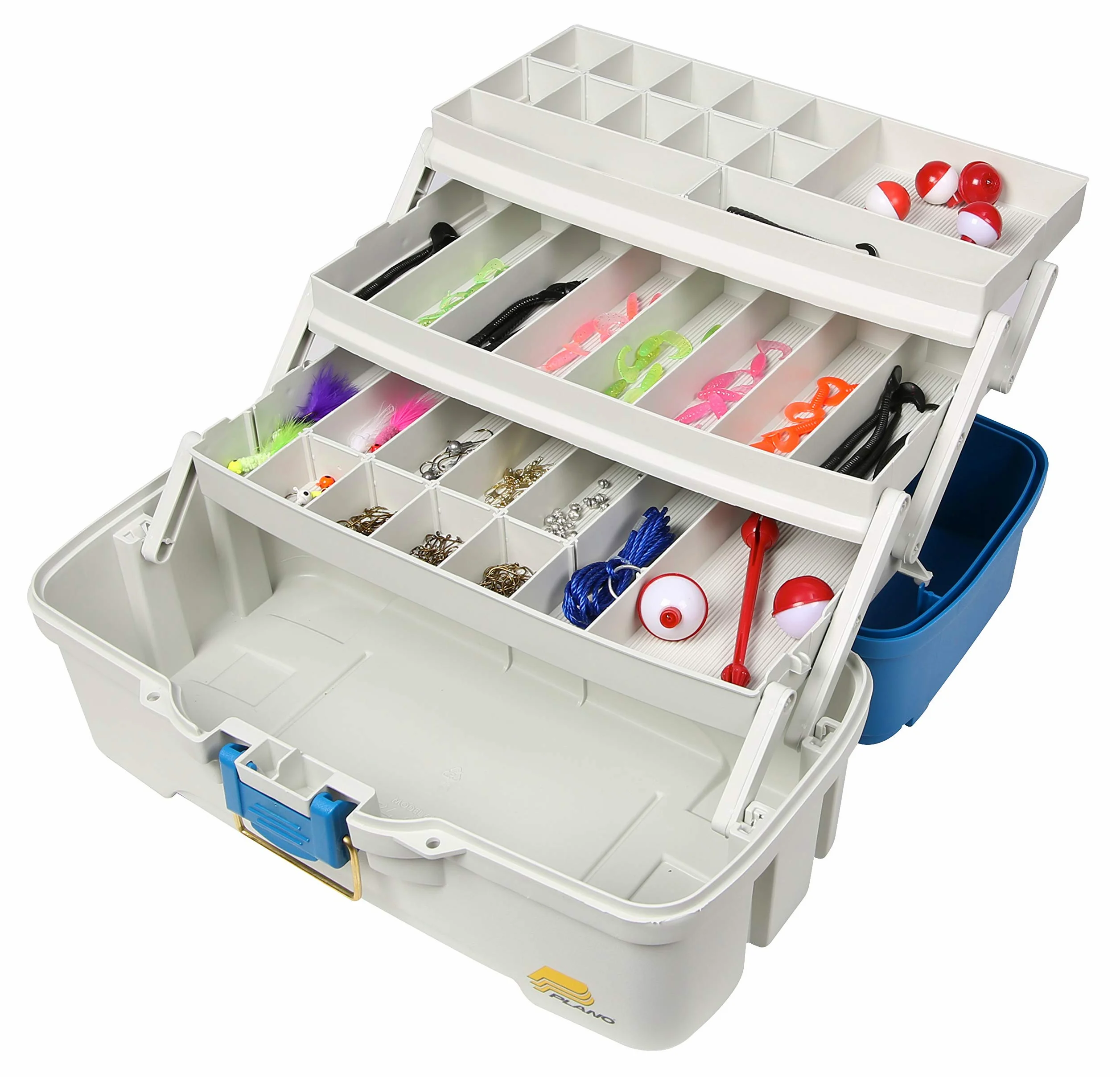 Plano Ready-SetFish - Caja de aparejos con 3 bandejas