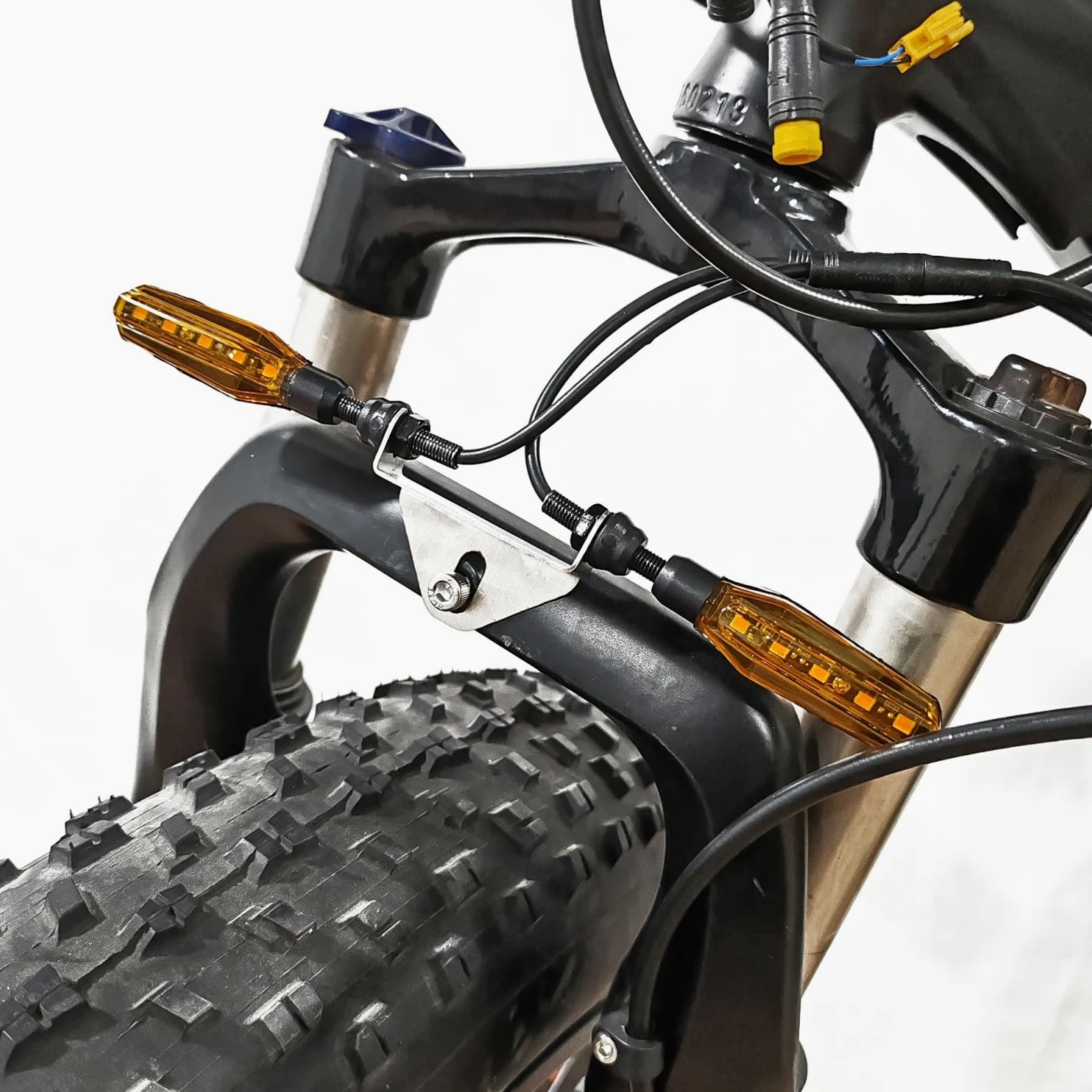 Luz de bicicleta izquierda y derecha, luces de giro impermeables, luz de alarma para bicicleta eléctrica de 24 V, 36 V, 48 V, 52 V