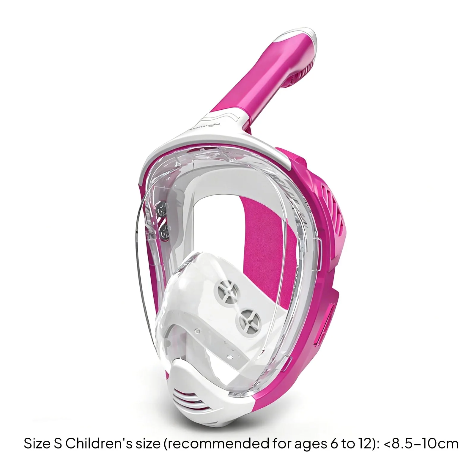 Máscara de Buceo con Snorkel Completo Gafas Visor con Tubo Seco Que Bloquea de Visión Amplia y Silicona Confortable Estructura Plegable Adecuada para , Color to 21 , S Niños De 6 A 12 Años