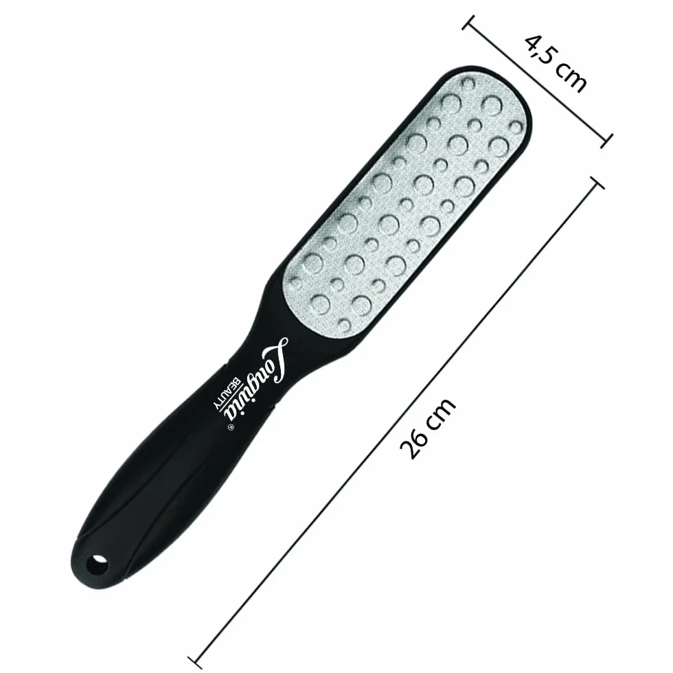 Lima para Pies Profesional de Acero Inoxidable Quitador de Callos Manual Pedicura Exfoliante
