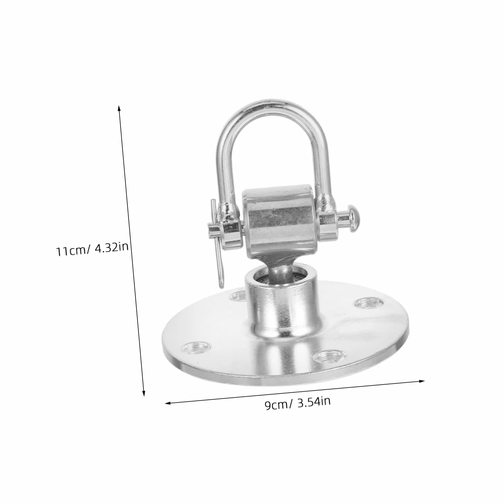 Gancho Giratorio de Hierro para Bolsa de Velocidad Espacio de 50 Mm, Compatible para Entrenamiento en Casa y Gimnasio de Boxeo
