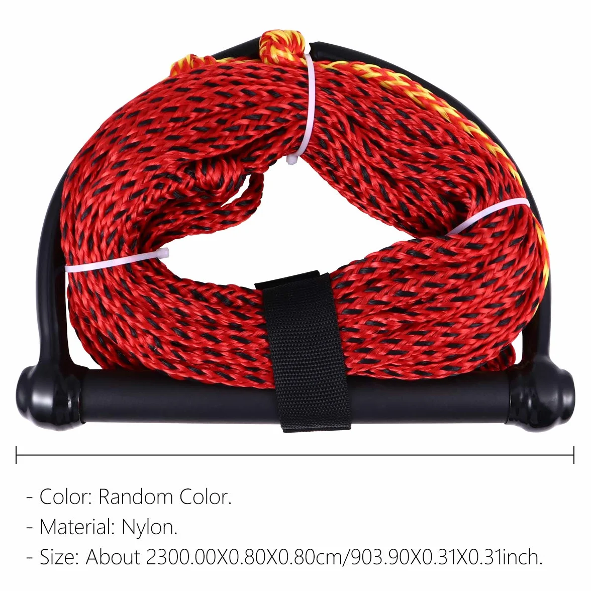 Cuerda de esquí acuático Wakeboard: Cuerda de Remolque Ajustable para esquí acuático, Cuerda de Remolque para Barco, esquí náutico, Despertador