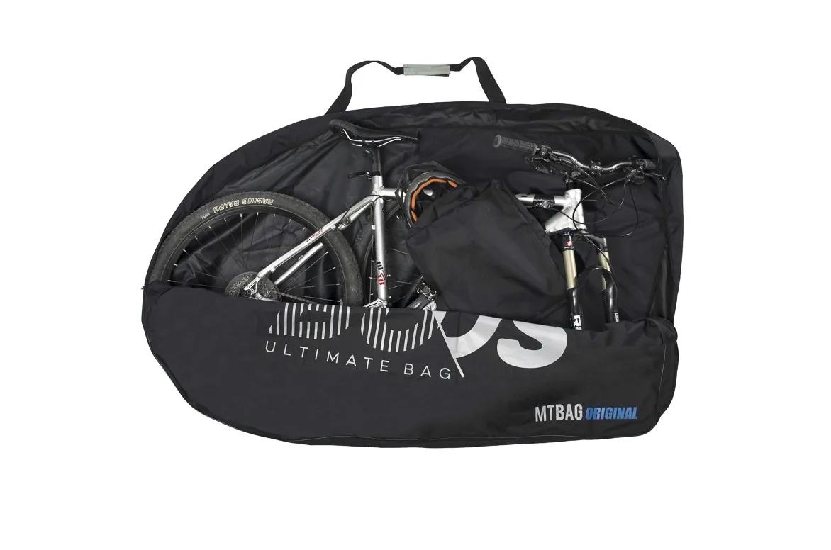 Funda de Transporte para BTT MTBag Original New de Buds-Sports Sin Desmontar la Rueda Trasera - en Unos Segundos tu Bici Está Protegida - Ideal para Transportar tu Bici, en Coche/Autobús