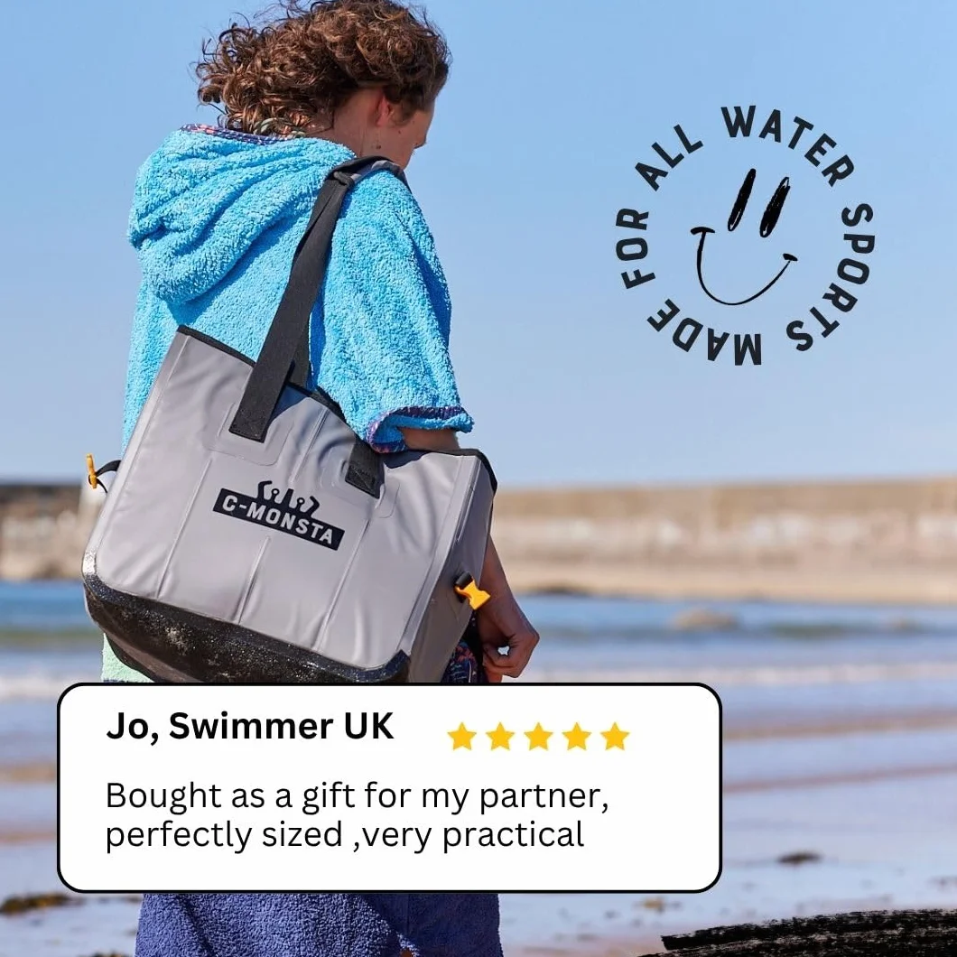 C-Monsta Bolsa húmeda y seca para trajes de neopreno, surf, buceo, deportes acuáticos