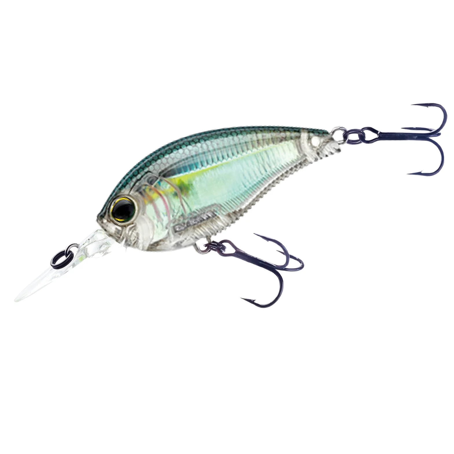 Yo-Zuri Real Gizzard Shad R1353-RGZS - Cebo Artificial Unisex para Adultos: manivela de 3 dB 1,5 Mr (F) 60 mm, Talla única