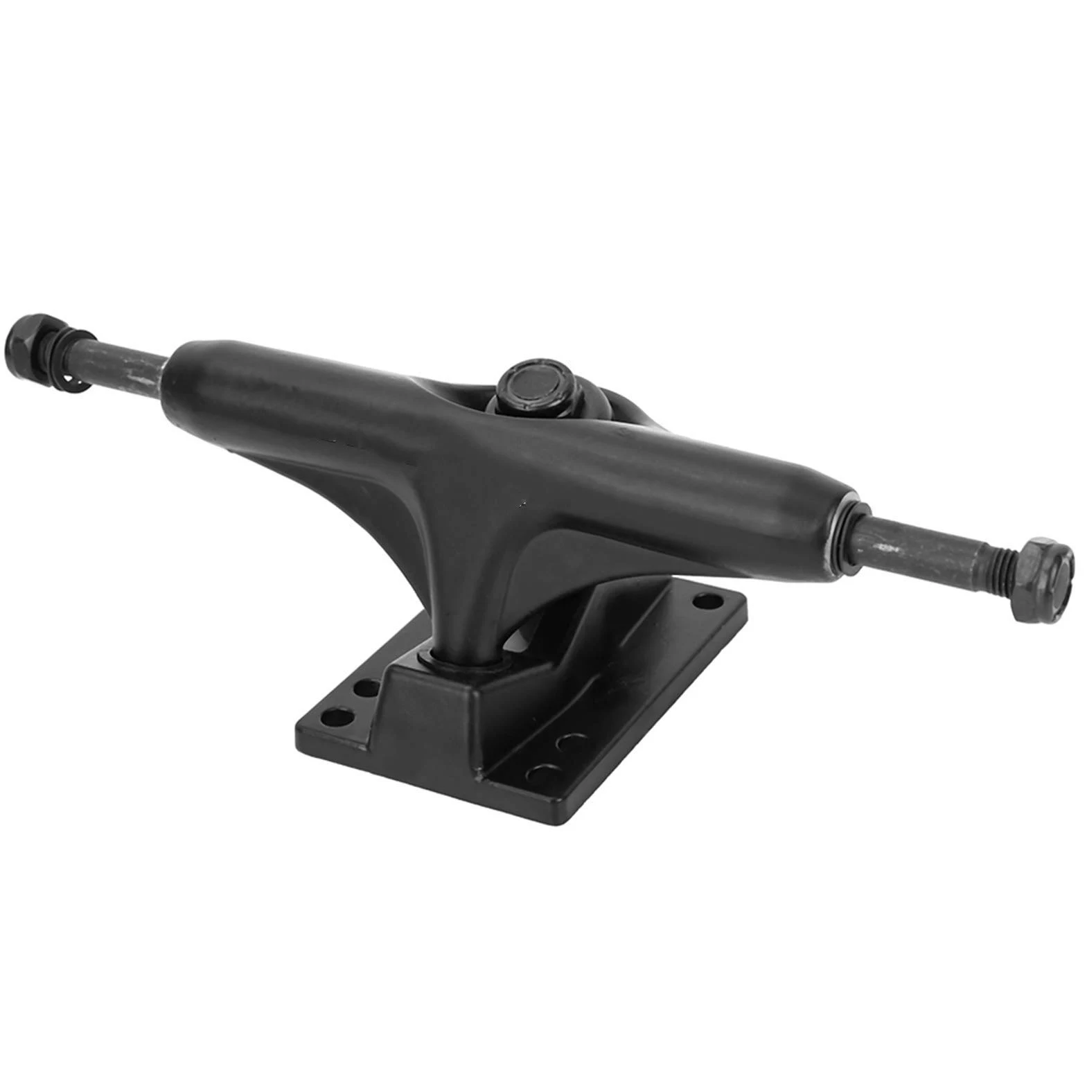 Accesorios para Andar en Monopatín, Monopatín Puente Camión Soporte de 4-8 Pulgadas Doble Deformación 2 Piezas Diseño Integrado Negro para Adultos Monopatín para Deporte