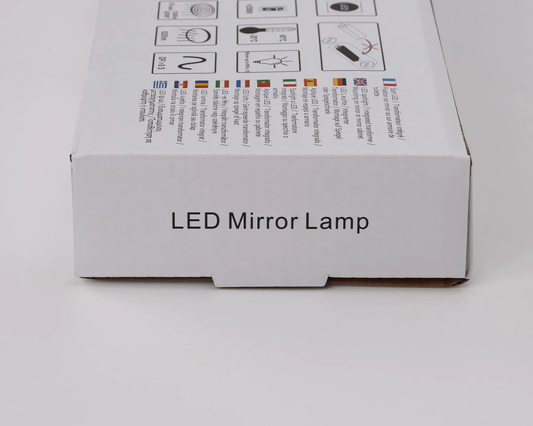 Lámpara de Espejo Baño 40 cm 10W 820LM 230V IP44 Clase II Blanco Neutro 6000K