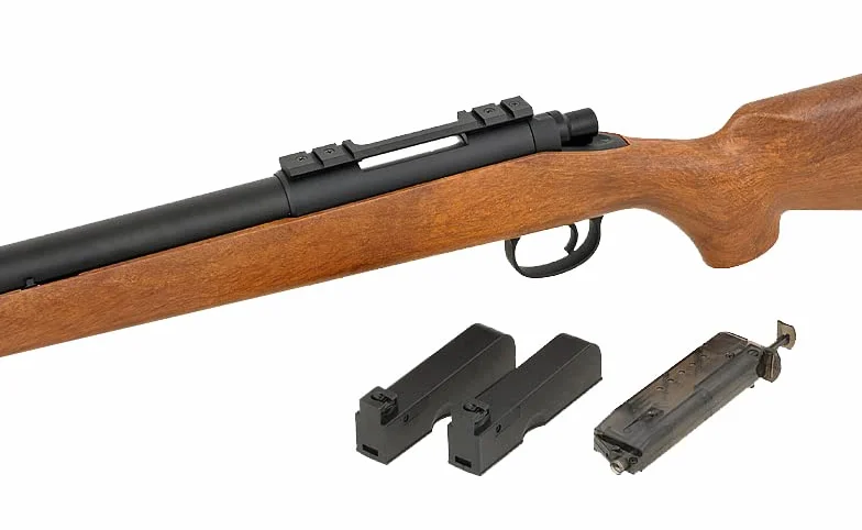 Rifle Francotirador Sniper Airsoft 6 mm VSR-10 CM.701 Cyma Madera. Potencia 1 Julio. Incluye 1 Cargador. Acción Manual o de Muelle