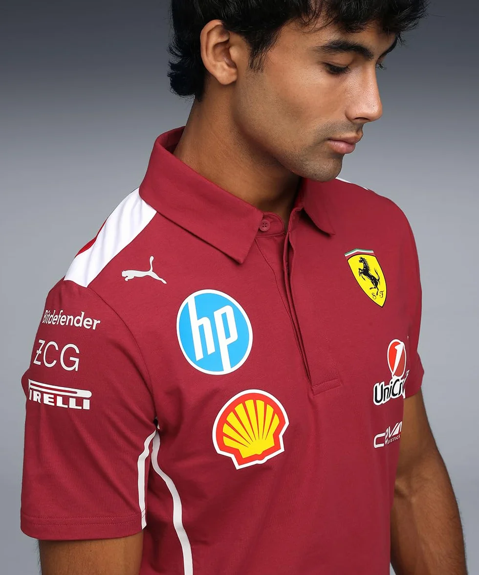 PUMA Scuderia Ferrari F1 Polo del Equipo 2025 - Rojo