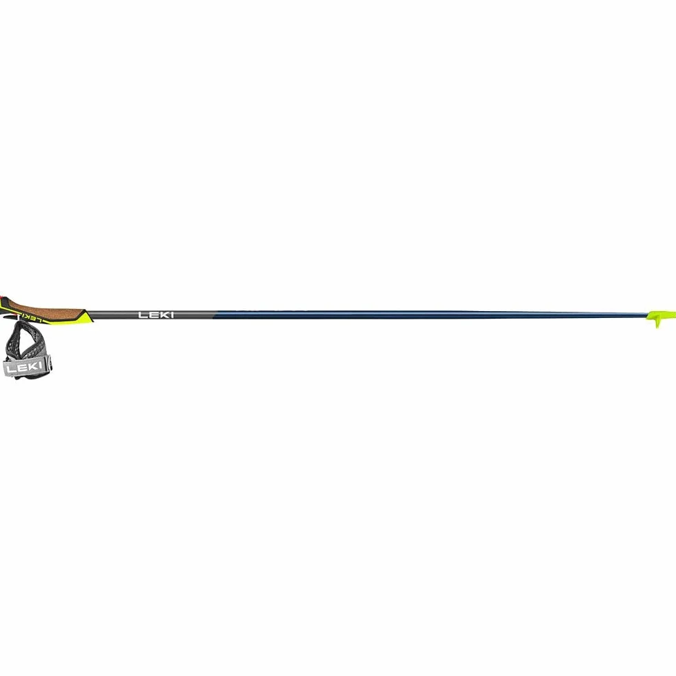 Leki Speed Pacer Lite Longitud 125 cm Midnightblue Dark Metallic Light Anthracite-Neon