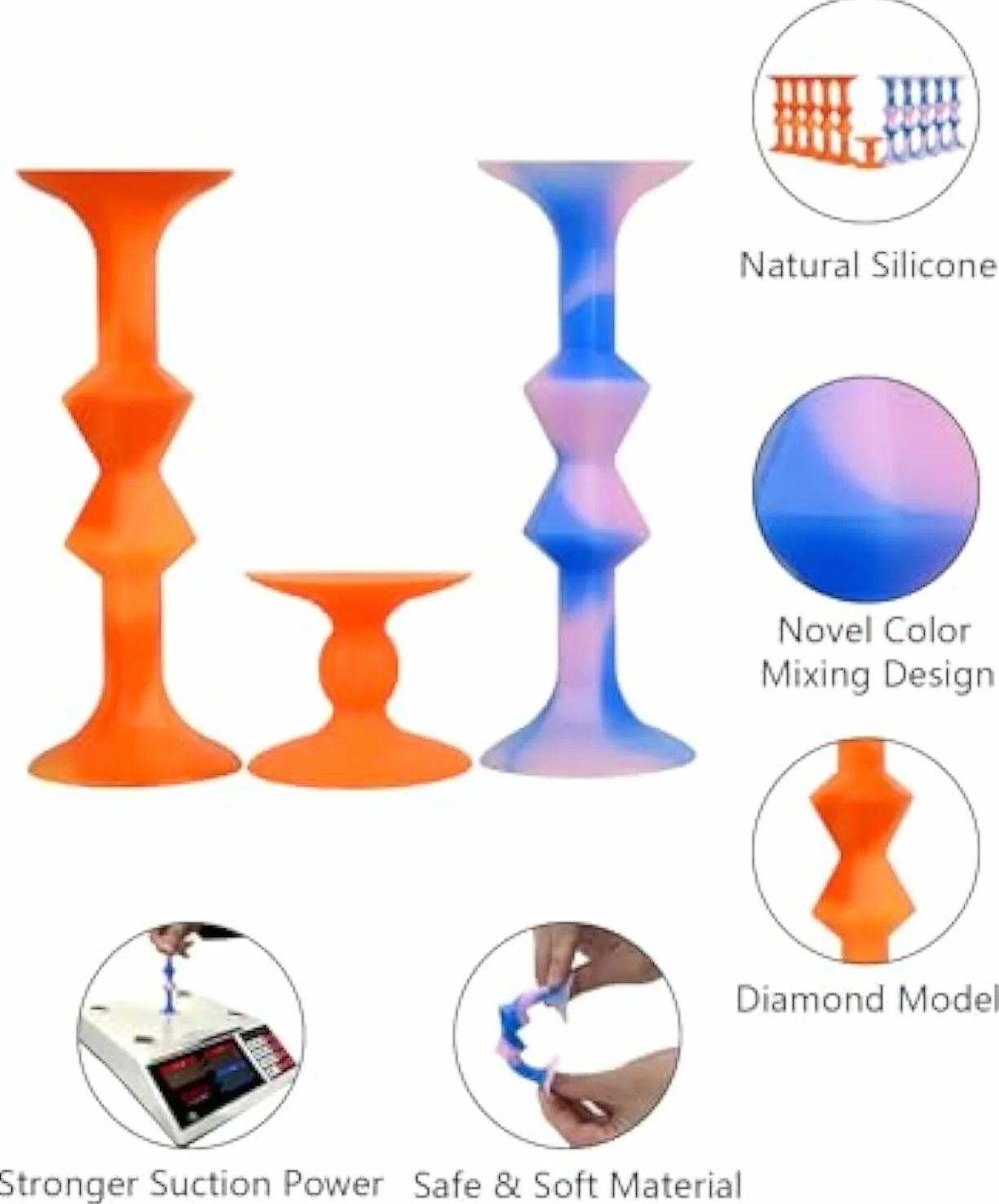 PARTYGEARS Juego de dardos de silicona con ventosa, mezcla de colores, taza suave, juego de pictionary para fiestas familiares