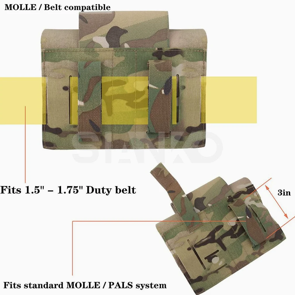 Bolsa táctica para exteriores IFAK Molle, kits de primeros auxilios, caza, airsoft, paintball, emergencia médica, liberación rápida, bolsa EMT portátil con torniquete, camuflaje, Talla única