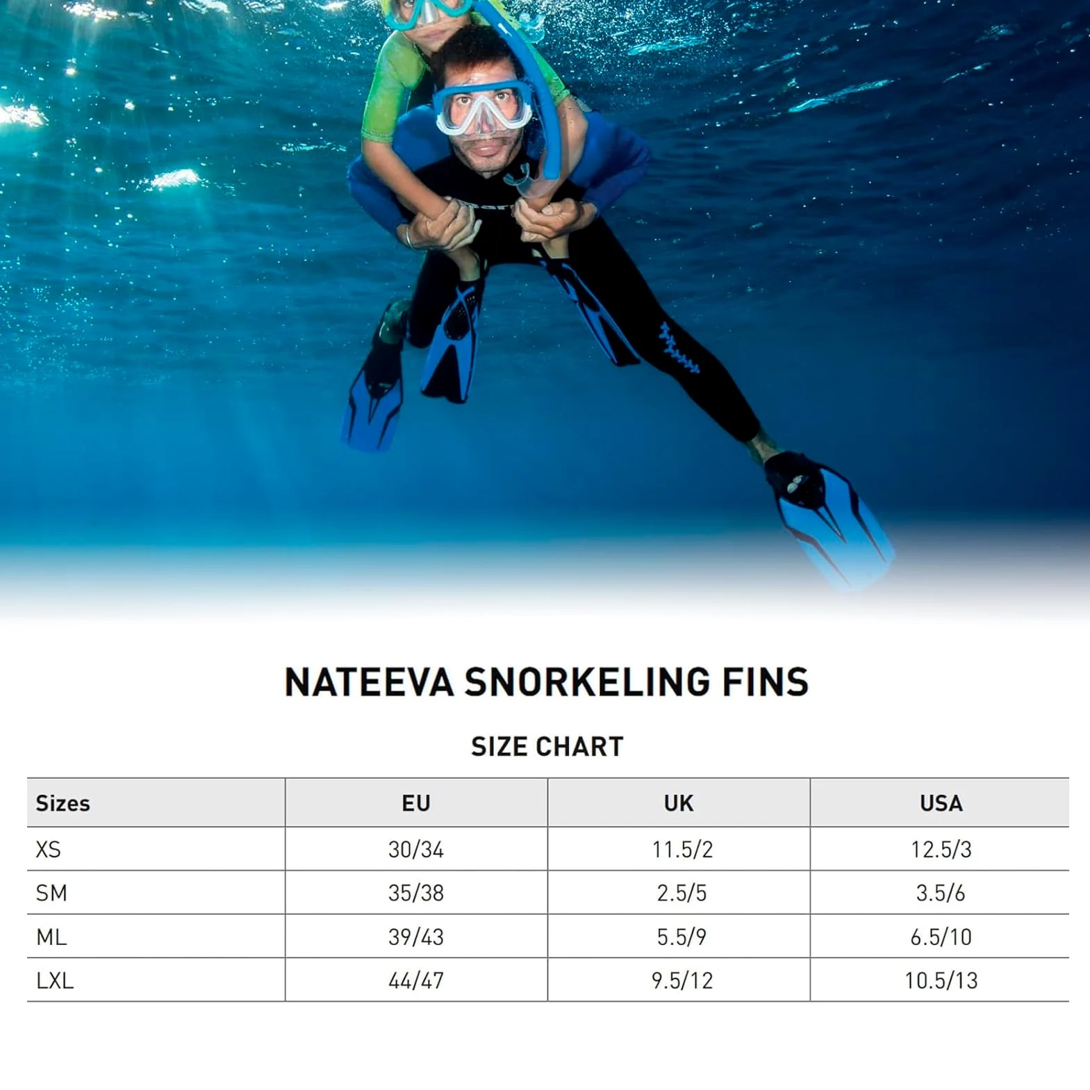 Mares Set Nateeva Keewee, Snorkeling Unisex Adulto