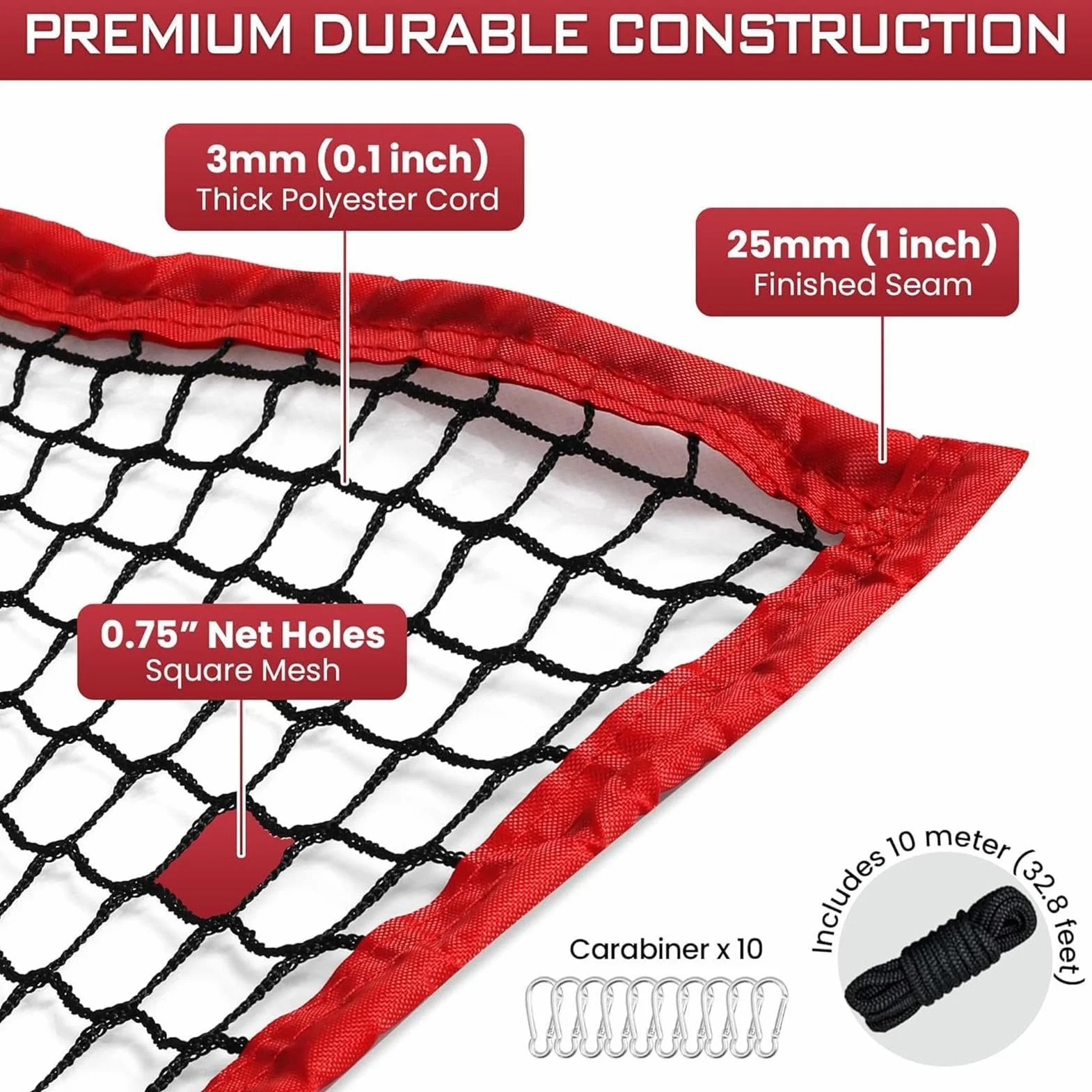Red de golf para entrenamiento de béisbol y softbol, práctica de lanzamiento y bateo