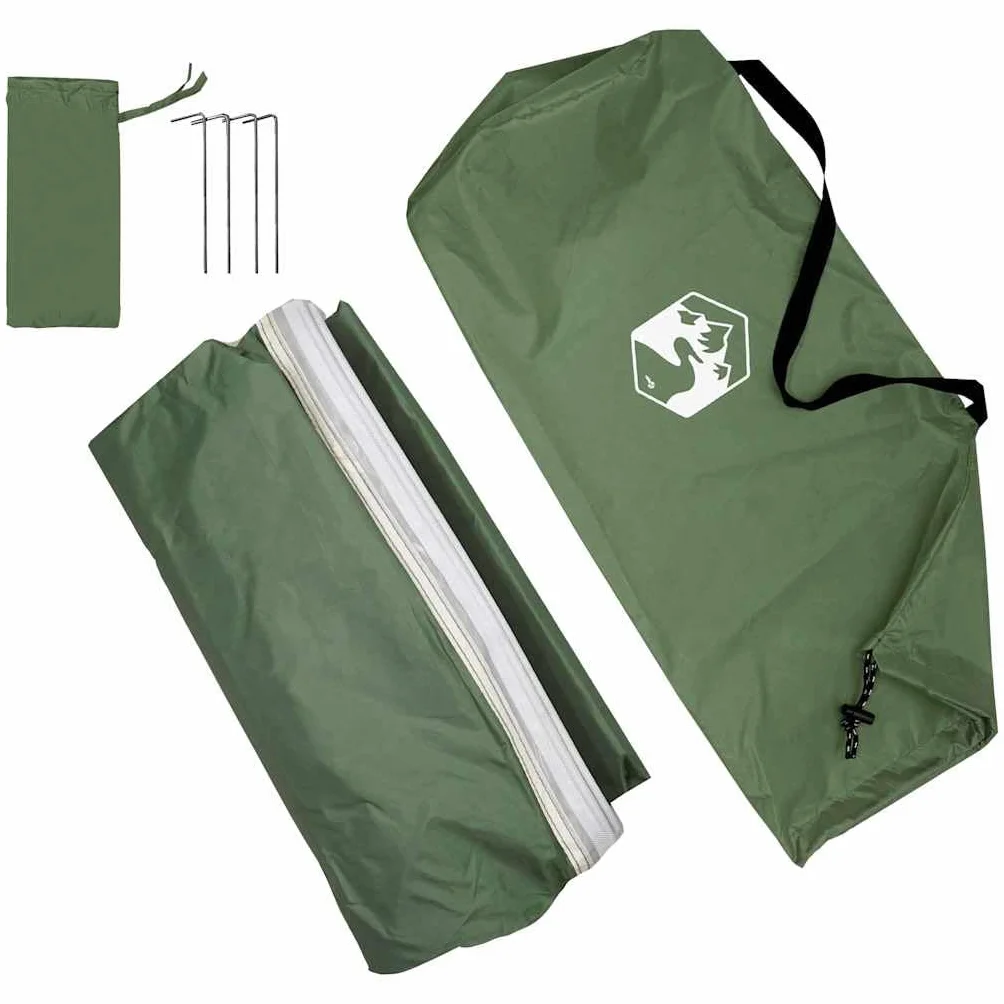 vidaXL Toldo Resistente al Agua 240 x 460 cm Impermeable Jardín Terraza Exterior Carpa Camping Cubierta Caravana Protección Solar