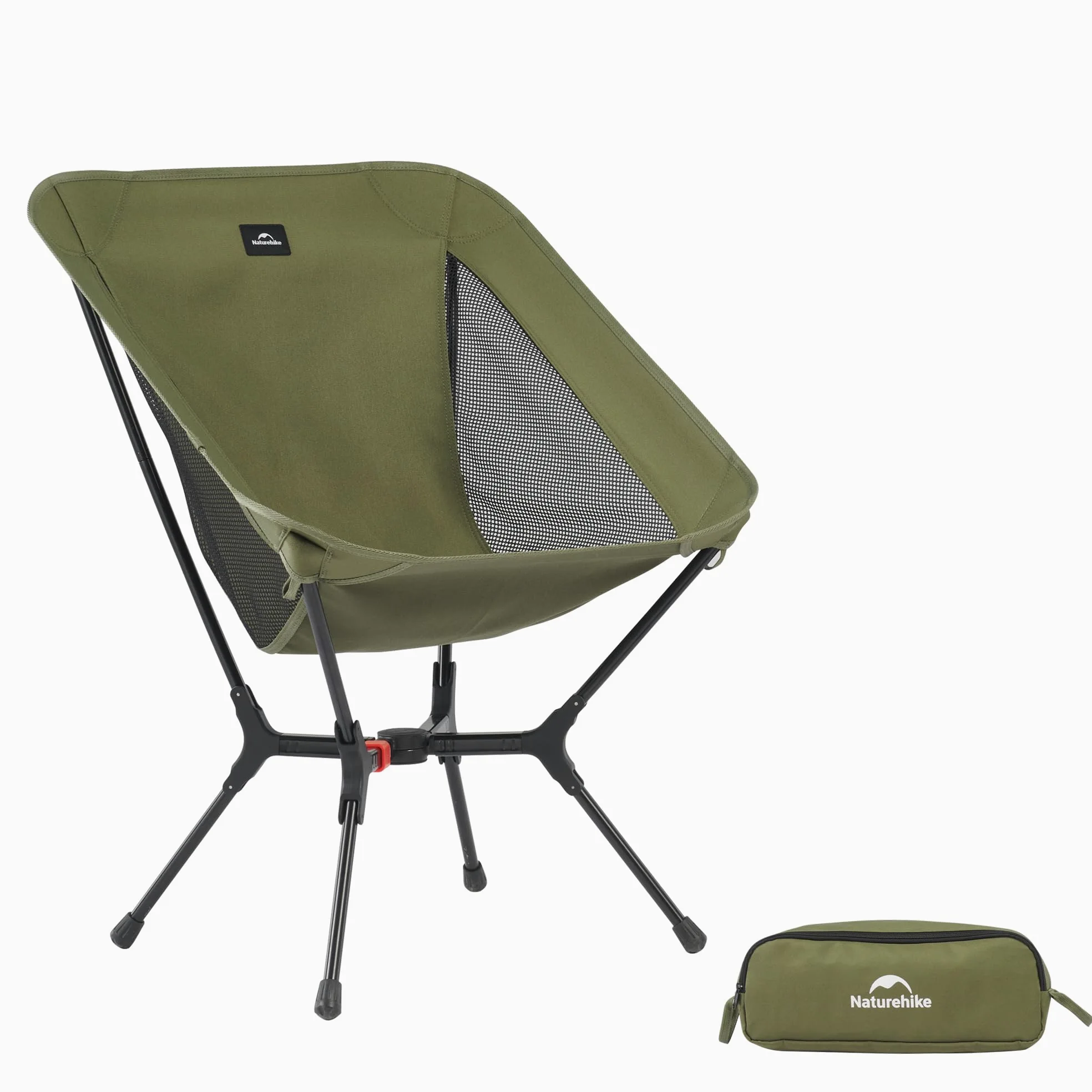 Naturehike Silla plegable de camping plegable ultracompacta, tamaño pequeño y diseño robusto para camping, picnic y actividades al aire libre senderismo