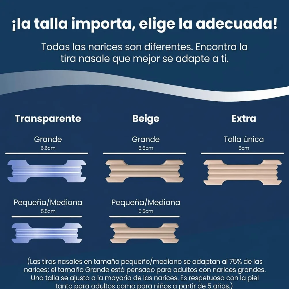 Breathe Right Clásicas 30 Tiras Nasales Alivio Congestión Nasal Reducir Ronquidos Grande