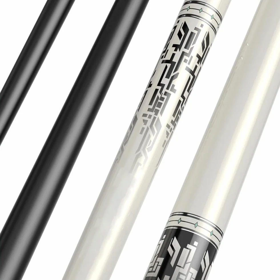Taco de Billar Fibra de Carbono 10mm 11.5mm 13mm Punta Snooker Pool Cue con Bolsa