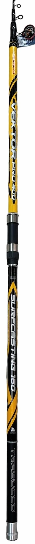 MG FISHING Kit Surfcasting Trabucco 2 cañas Trabucco Vektor Pro Surf 2024 4 m 150 g + 2 carretes Trabucco ya embobbinati
