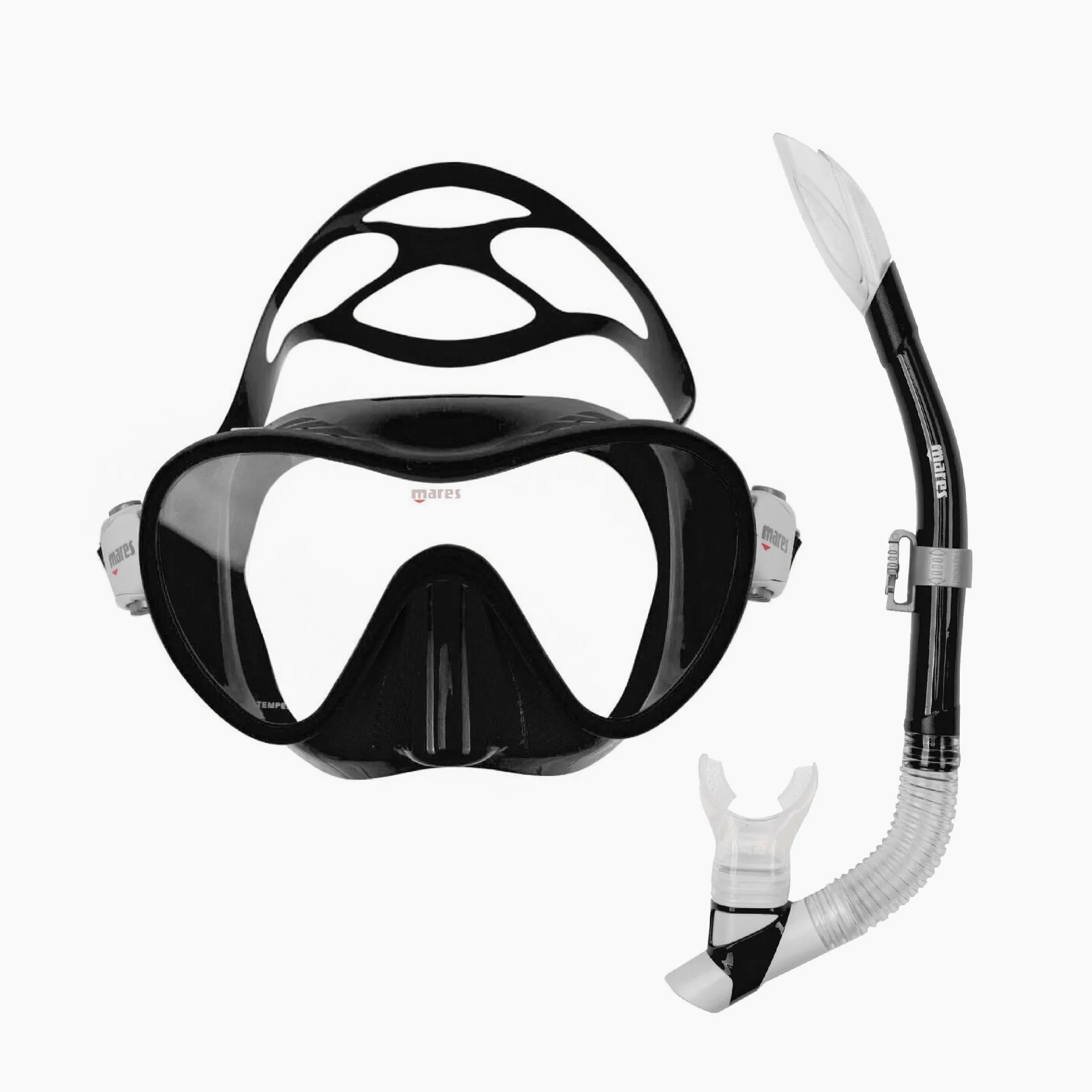 411776 - Kit mascara y tubo snorkel buceo TROPICAL COLOR NEGRO