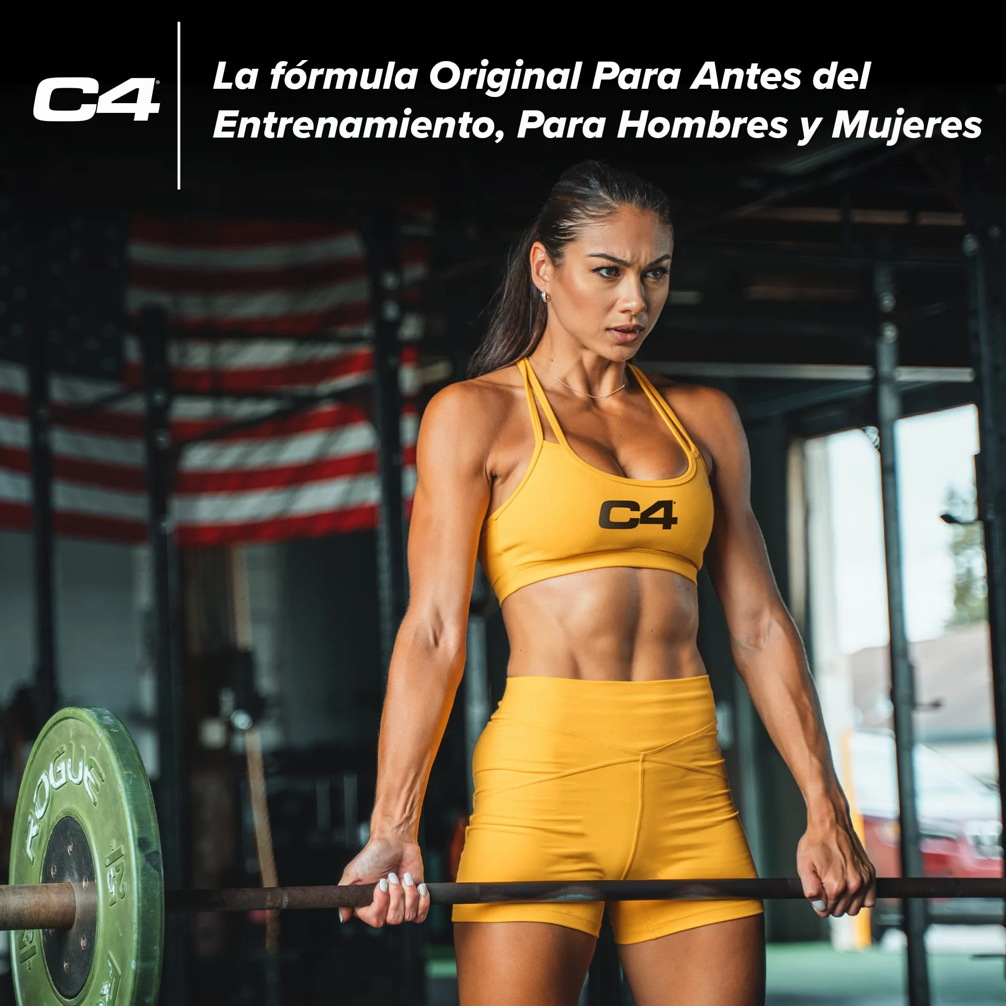 C4 Original Preentrenamiento en Polvo Naranja 150 mg Cafeína Beta Alanina Creatina 30 Raciones