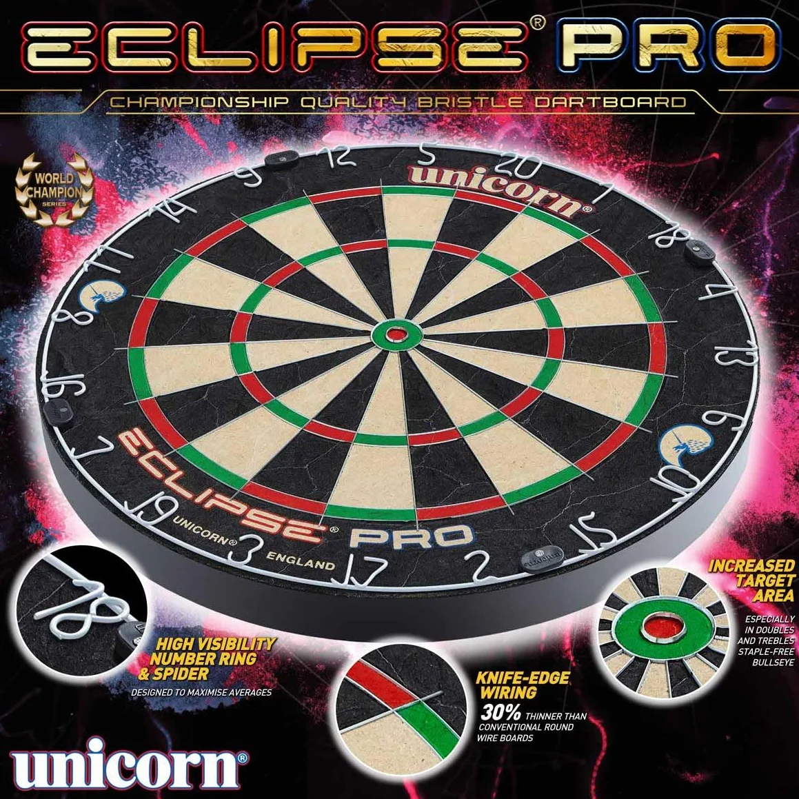 Unicorn Dartboard - Diana de Dardos