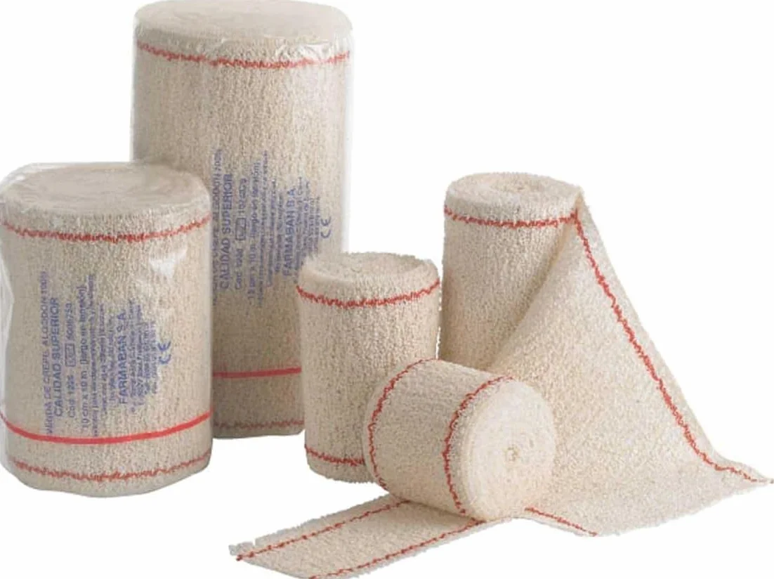 Venda Elástica de Crepe SIN LÁTEX 10 cm x 10