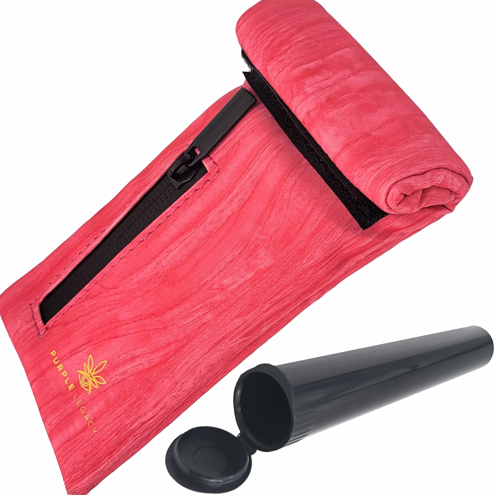Bolsa a Prueba de Olores Con Forro de Carbono para Viaje 21,6 x 7,8 x 2 cm Rosa