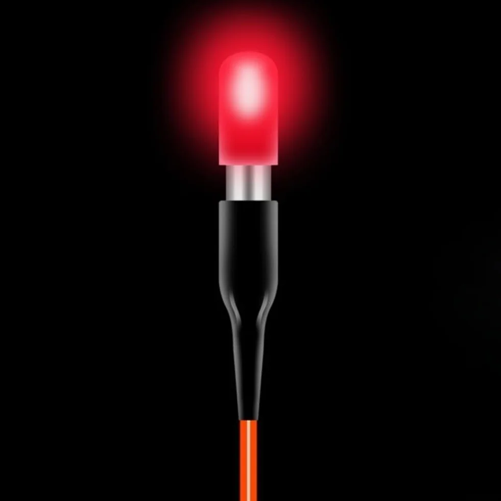 Luz LED flotante de pesca, paquete de 4 unidades para ultra brillante, visibilidad de 50 m, impermeable, brillo nocturno para pescadores (4 unidades de cuatro colores)