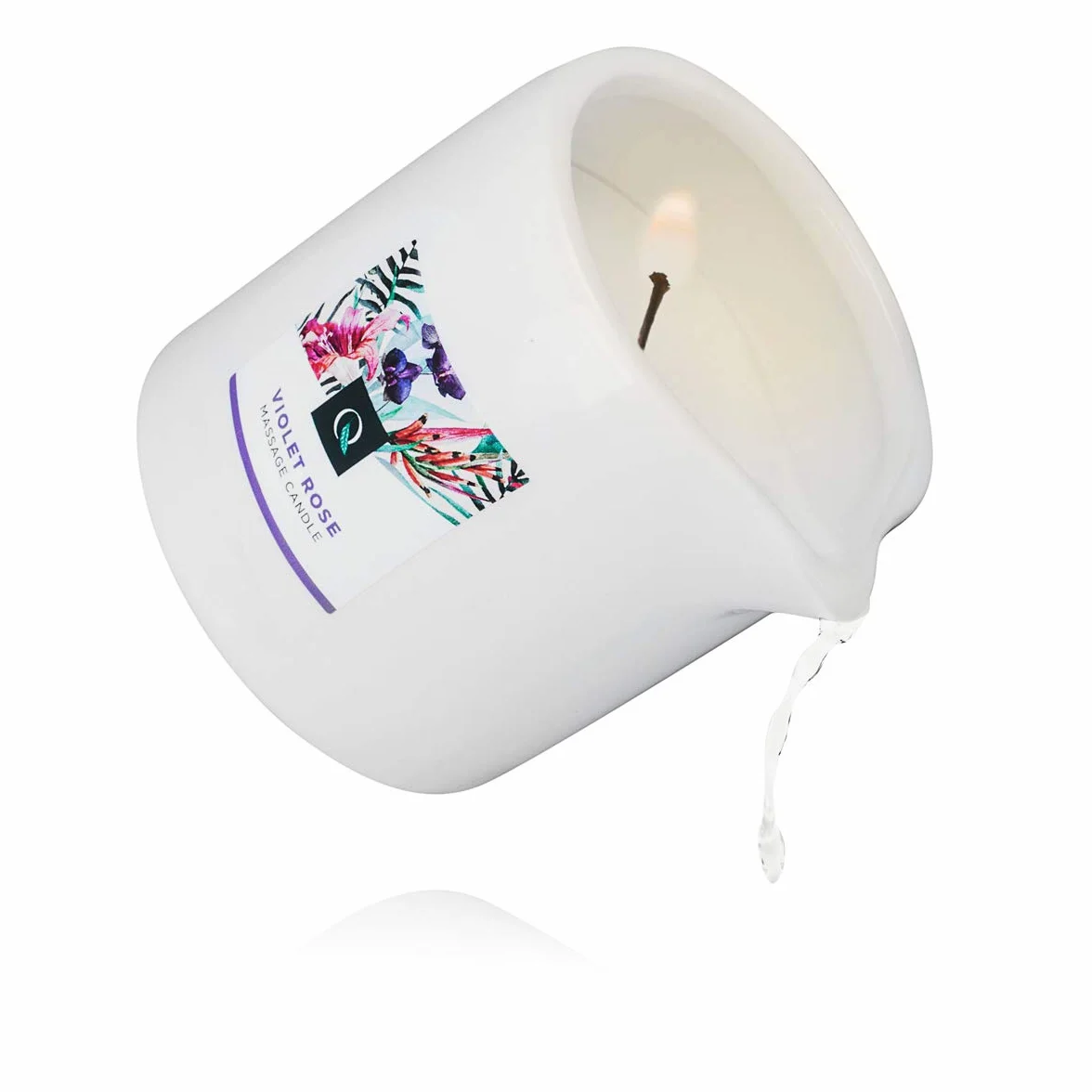 Exotiq Massage Candle Violet Rose 200 ml Aceite de Masaje Caliente