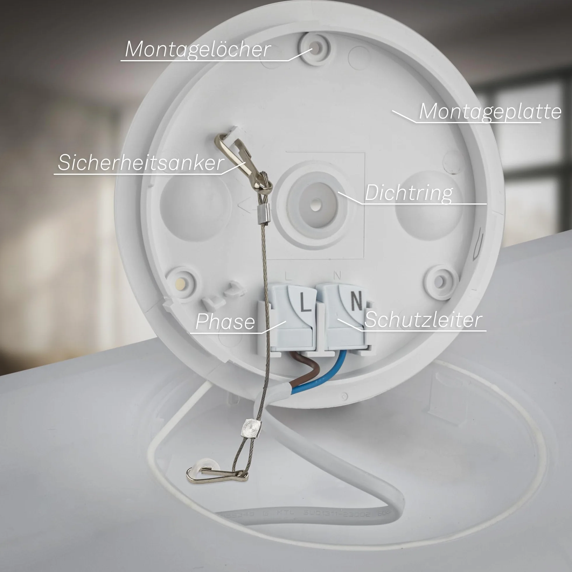 Briloner Plafón LED Ultra Plano 36W 4800 Lúm 98x20 cm Blanco