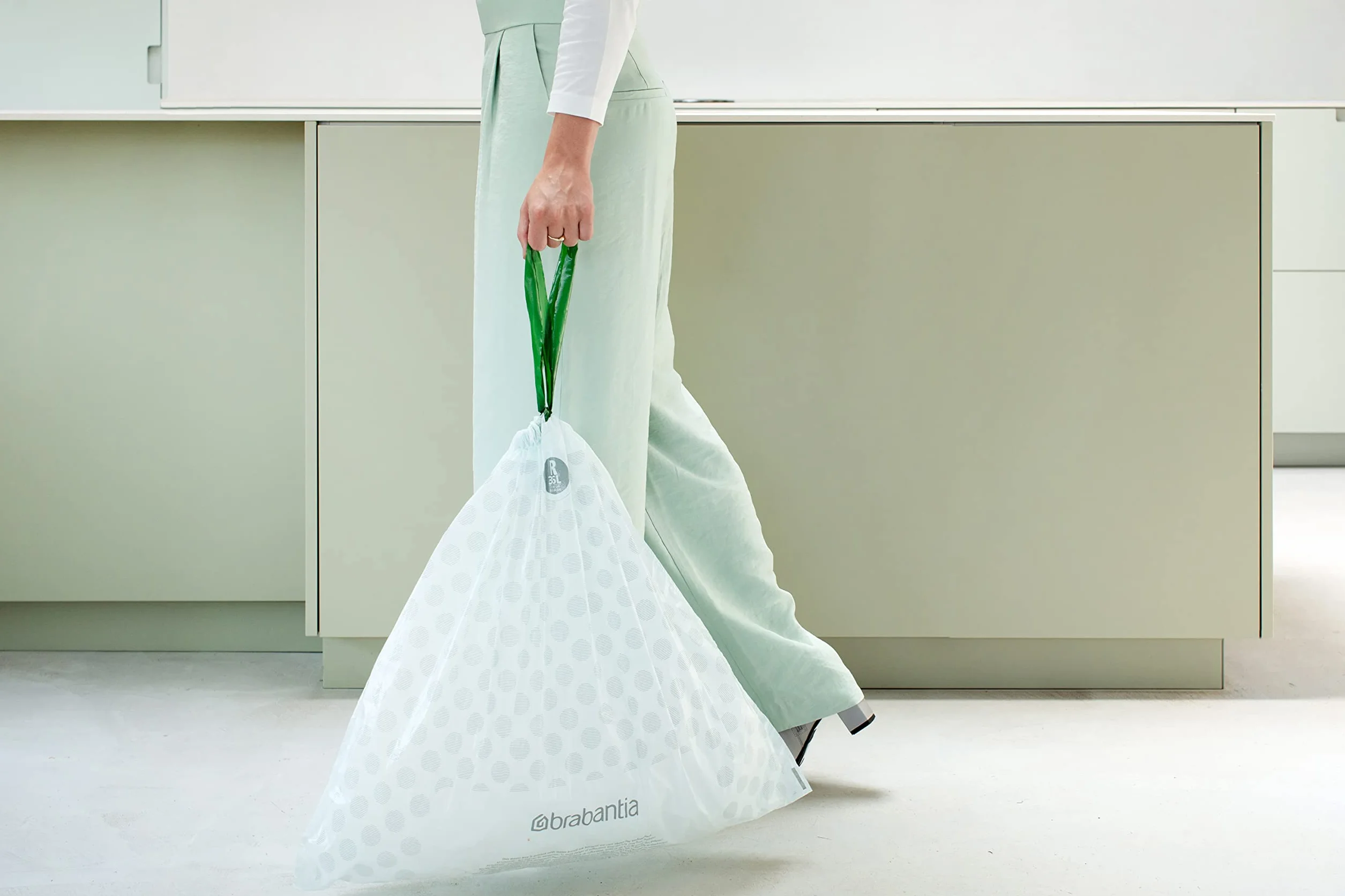 Brabantia Bolsas de Basura PerfectFit 23-30L 120 Bolsas con Cinta de Cierre